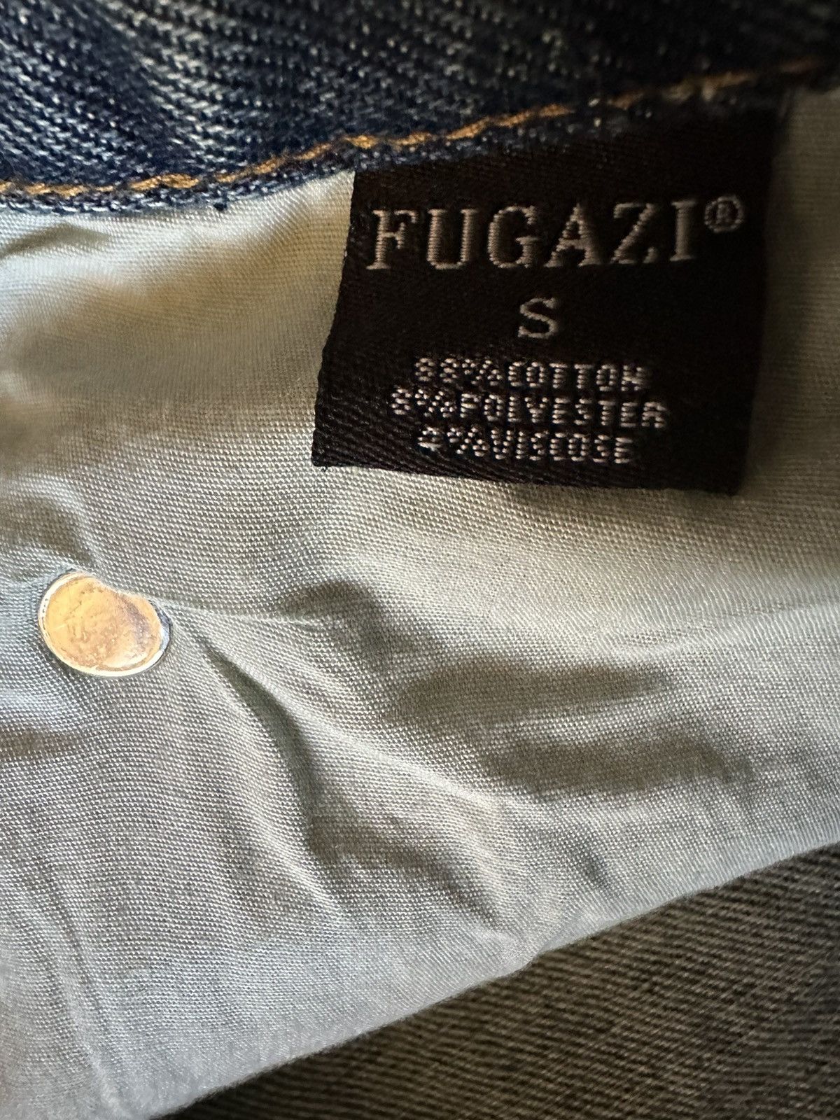 Fugazi Fugazi LA Chain Paint Splatter Jeans Dark Washed size 30 Size US 30 / EU 46 - 9 Thumbnail