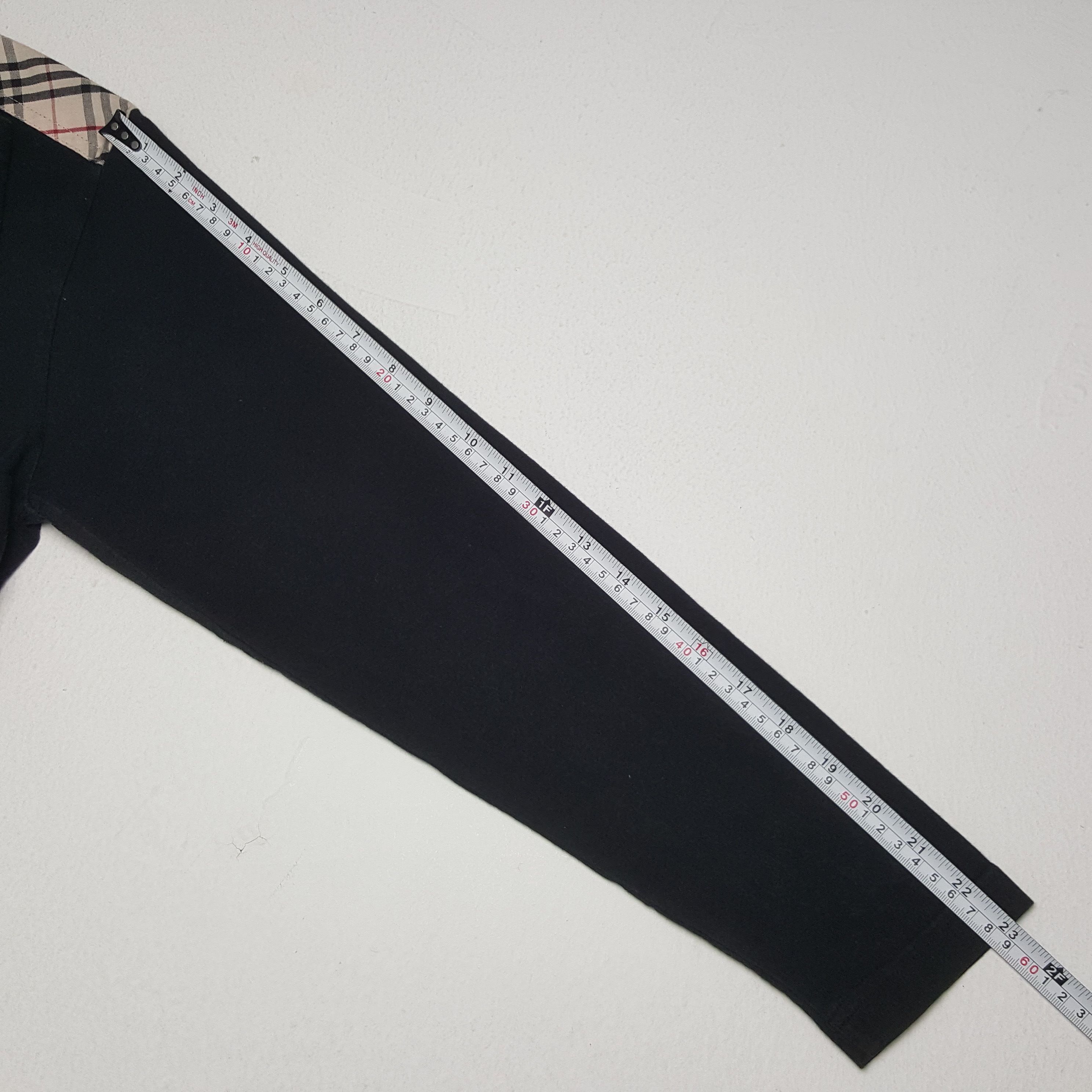 Burberry × Vintage Vinyage Burberry London Nova Check Long Sleeve Tshirt Size US M / EU 48-50 / 2 - 6 Thumbnail