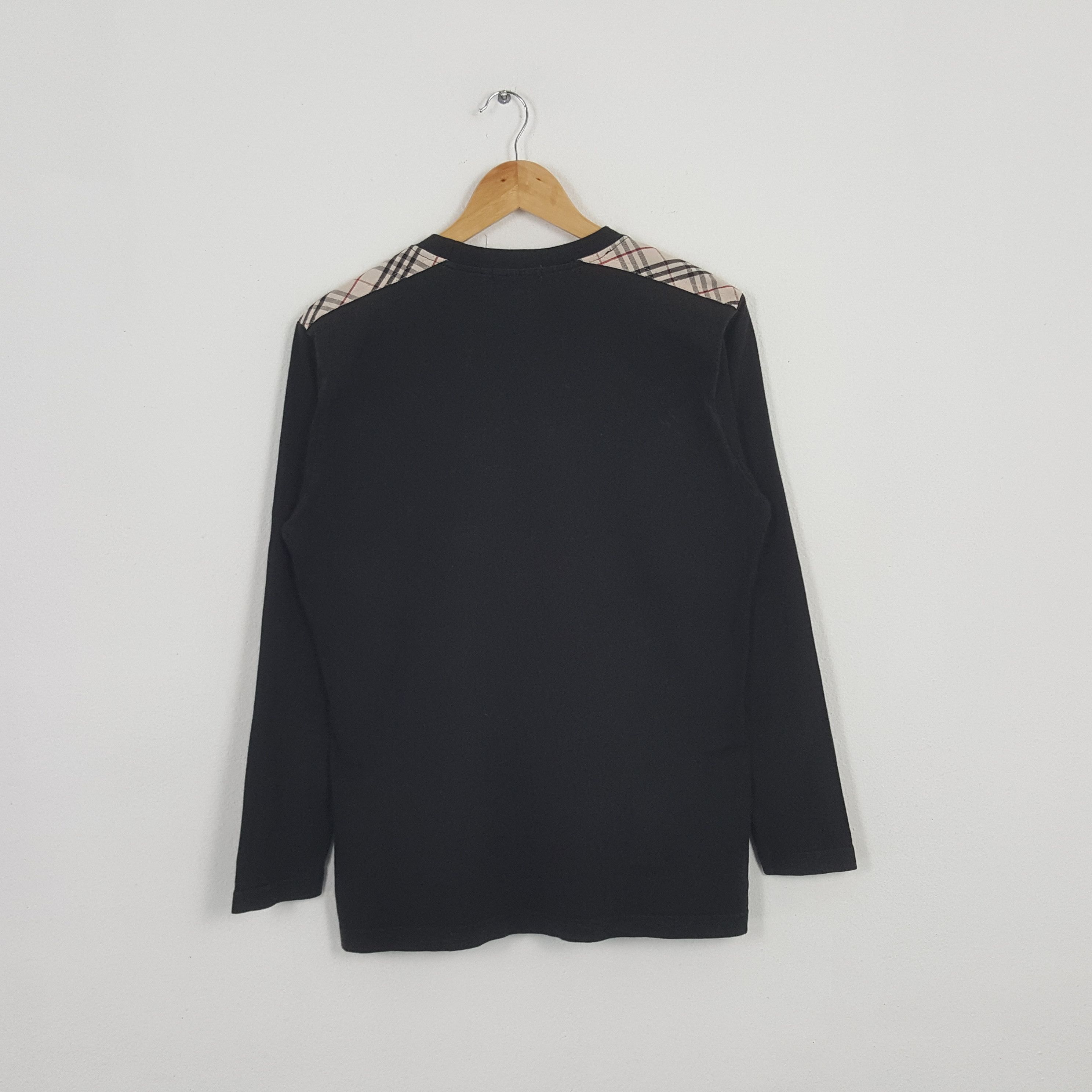 Burberry × Vintage Vinyage Burberry London Nova Check Long Sleeve Tshirt Size US M / EU 48-50 / 2 - 3 Thumbnail