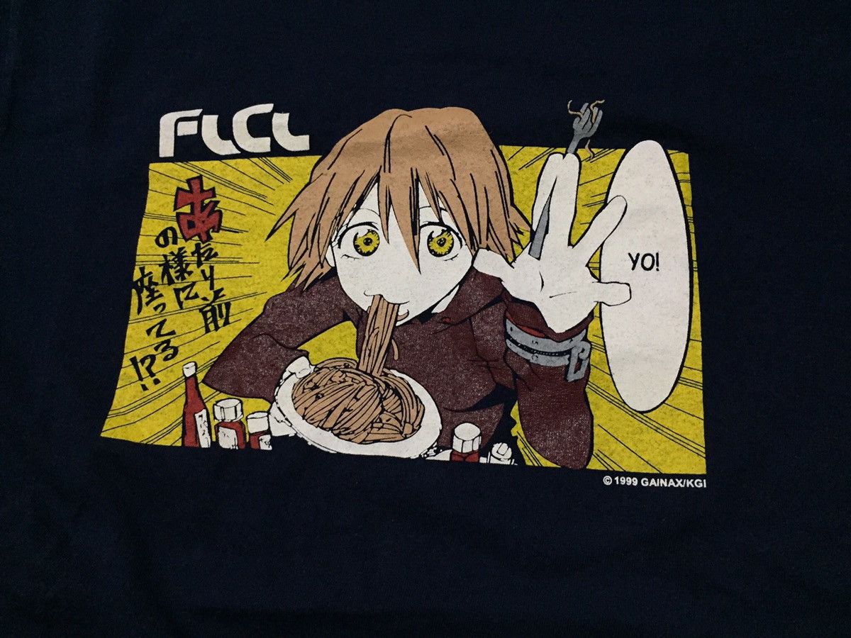 Anime × Vintage Vintage 90s FLCL Japanese Manga Shirt anima Cartoon Size US S / EU 44-46 / 1 - 3 Thumbnail