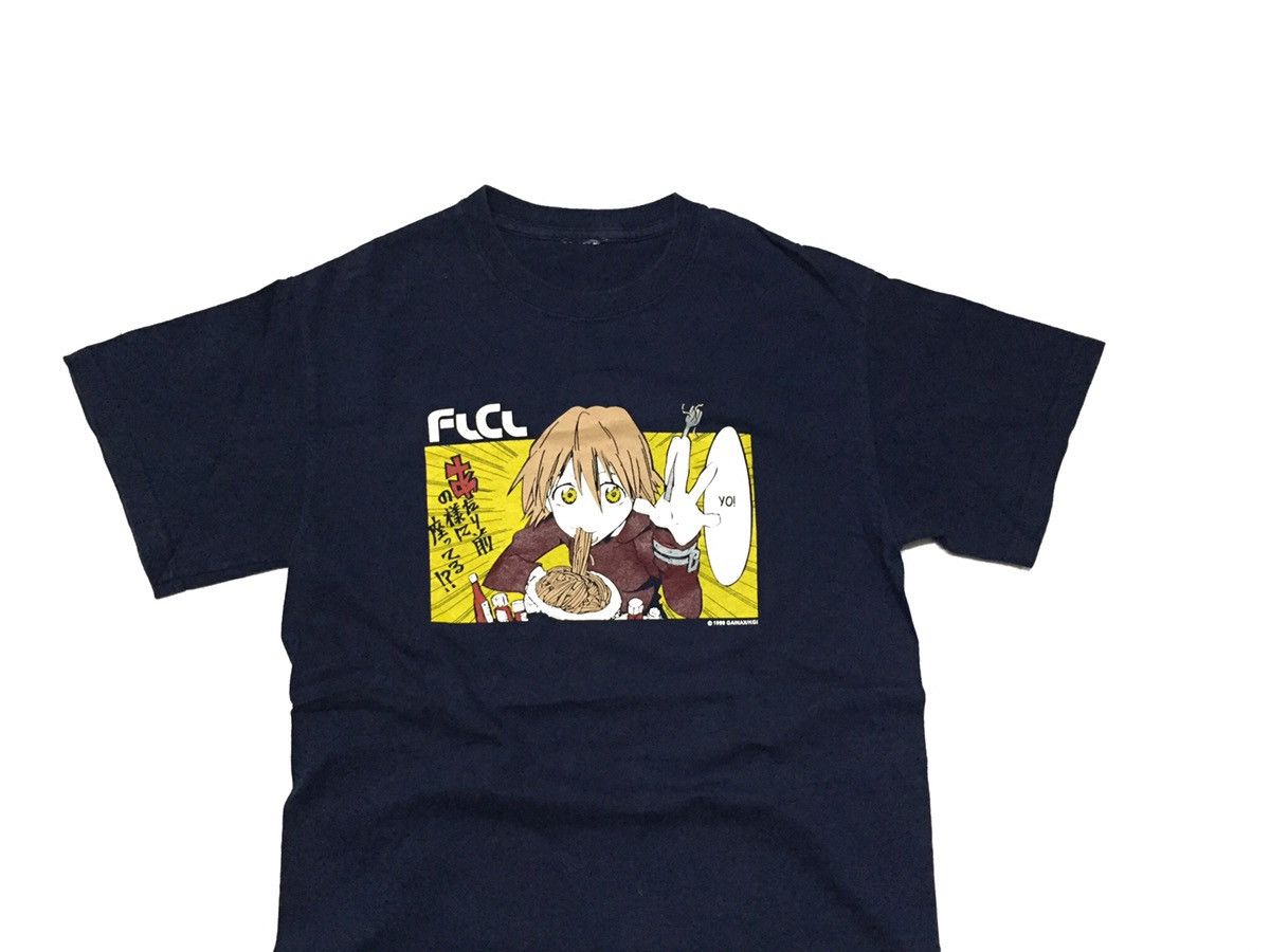 Anime × Vintage Vintage 90s FLCL Japanese Manga Shirt anima Cartoon Size US S / EU 44-46 / 1 - 2 Thumbnail