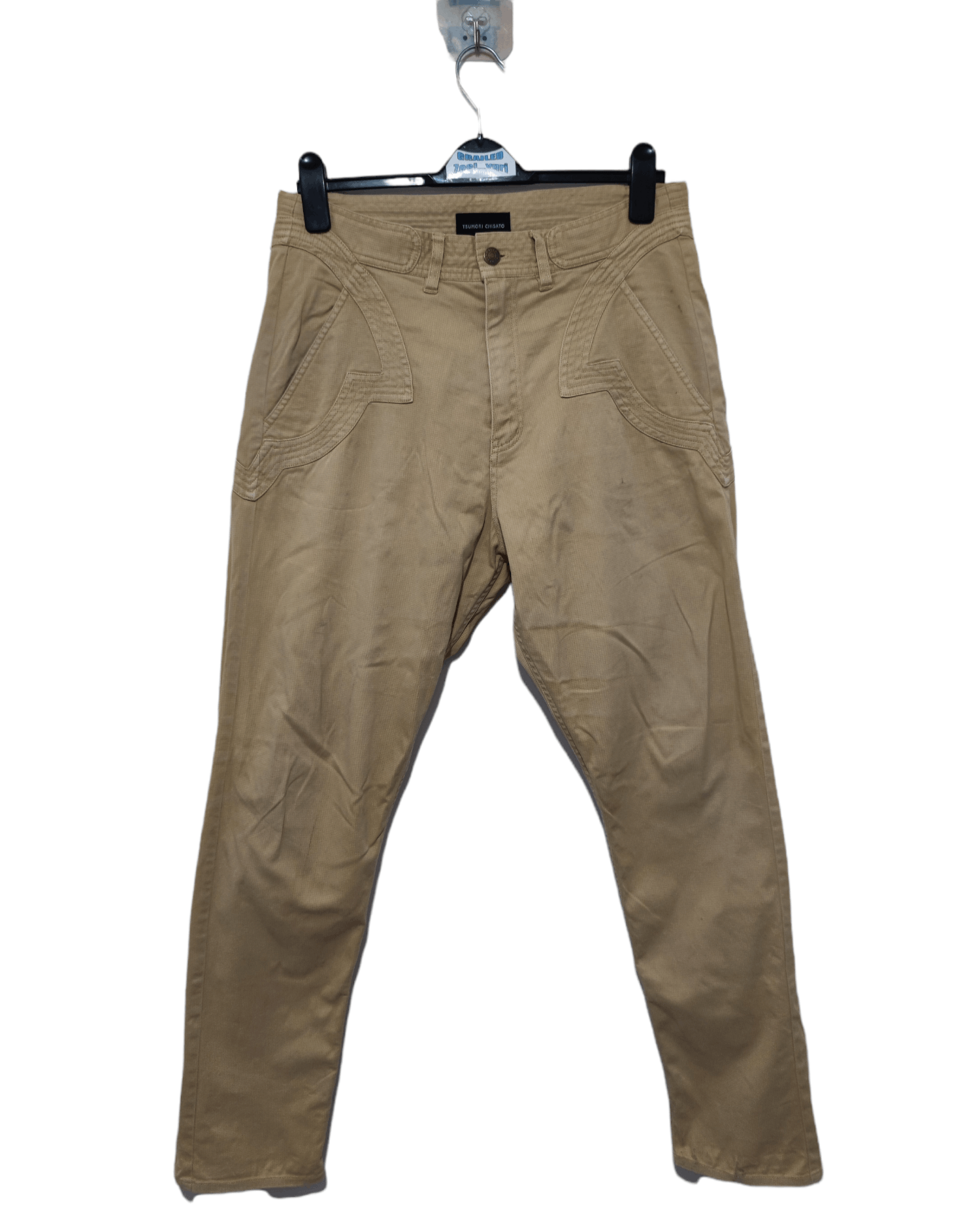 image of Luxury Tsumori Chisato Pants By.Issey Miyake in Coklat, Men's (Size 32)