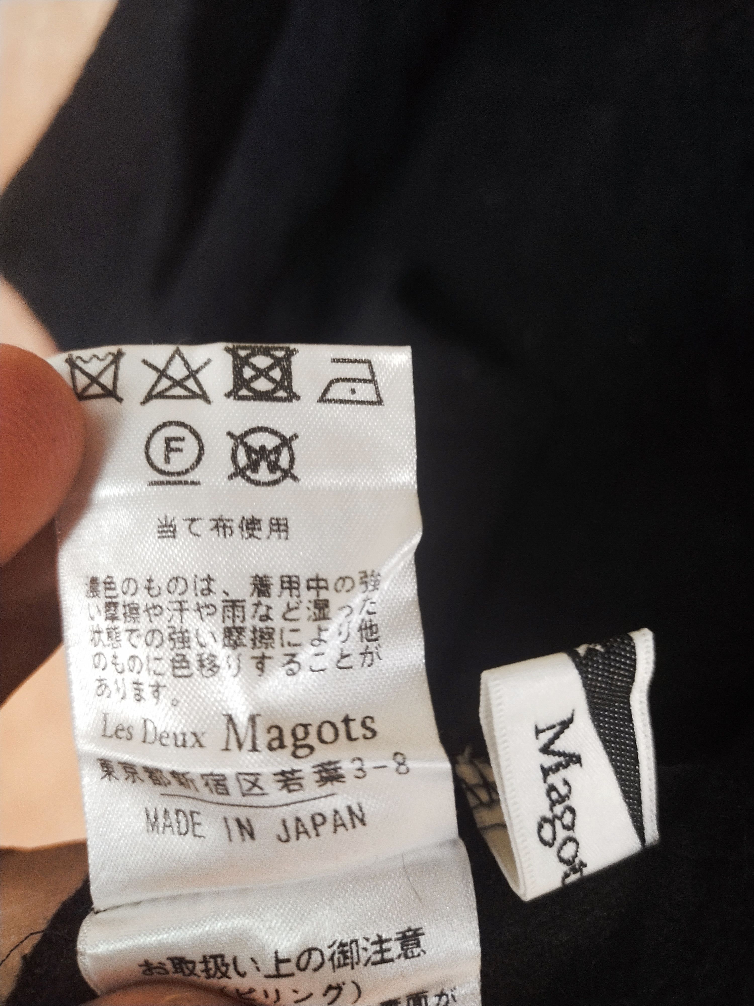 Homespun Knitwear × Japanese Brand Les Deux Magots black knitwear jacket cardigan #S013 Size US L / EU 52-54 / 3 - 3 Thumbnail