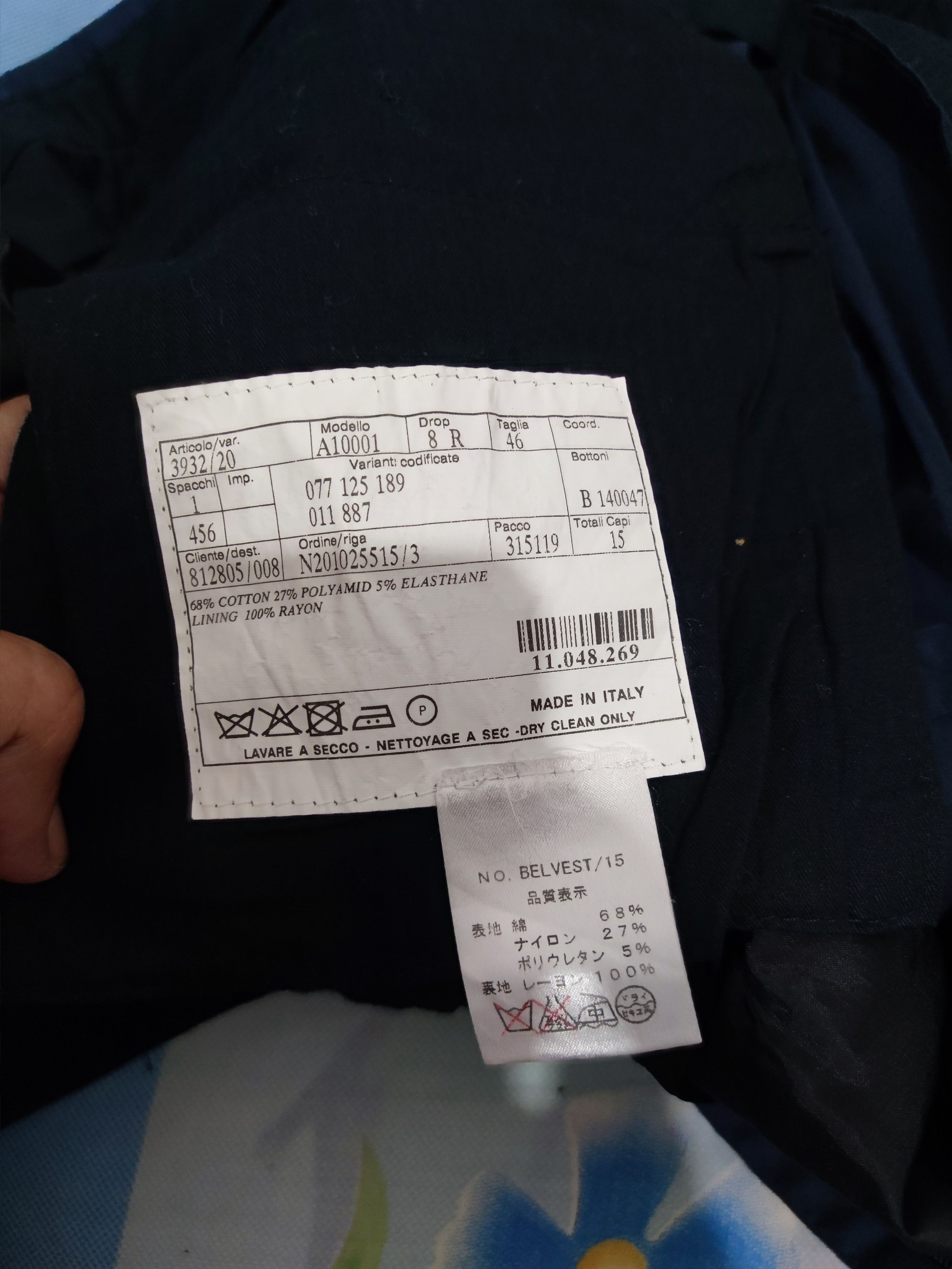 Belvest Vintage Belvest Cotton Pants Size US 30 / EU 46 - 8 Thumbnail