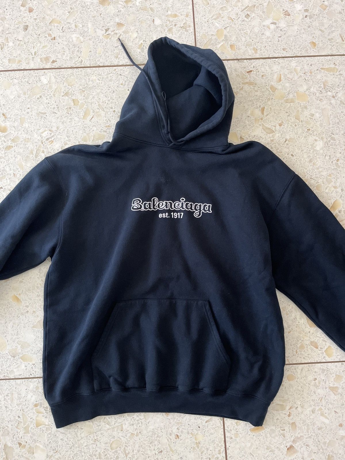 Balenciaga script hoodie sale