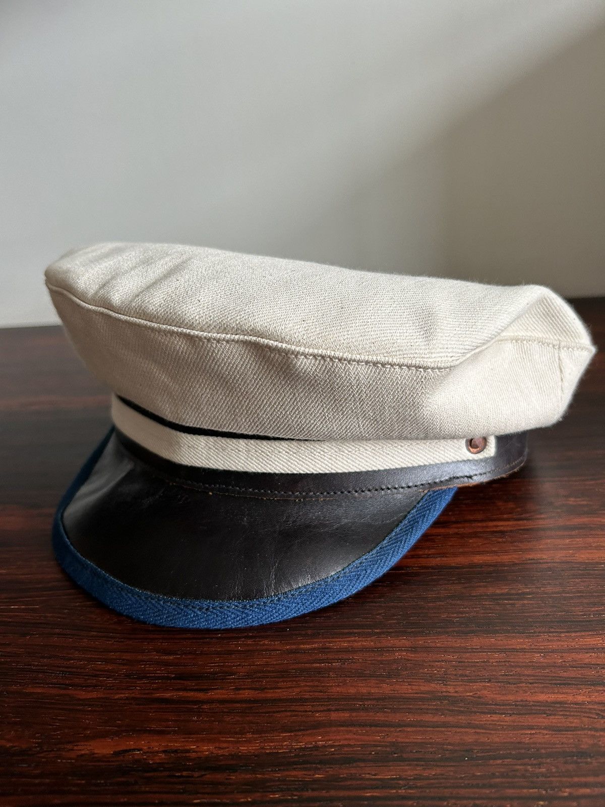 Mister Freedom Mister Freedom Roadsteader Denim Motorcycle Cap | Grailed