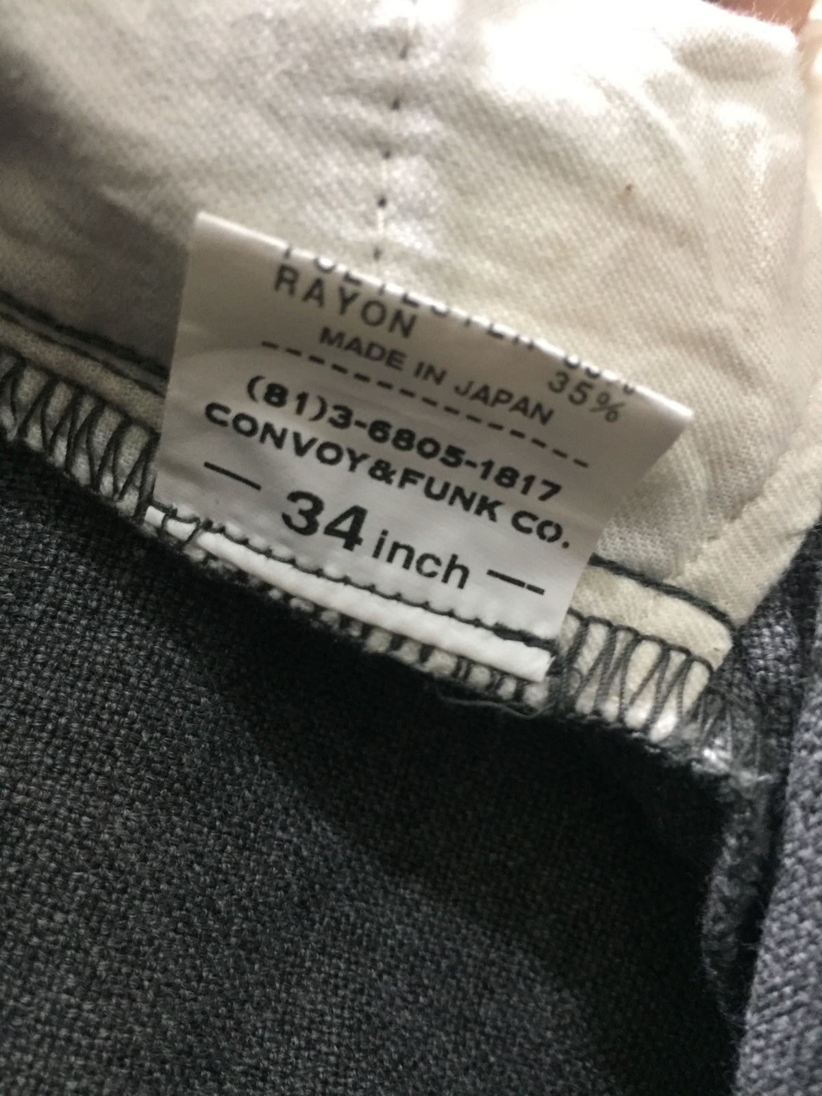 Japanese Brand Convoy & Funk Casual Pants Size US 34 / EU 50 - 7 Thumbnail