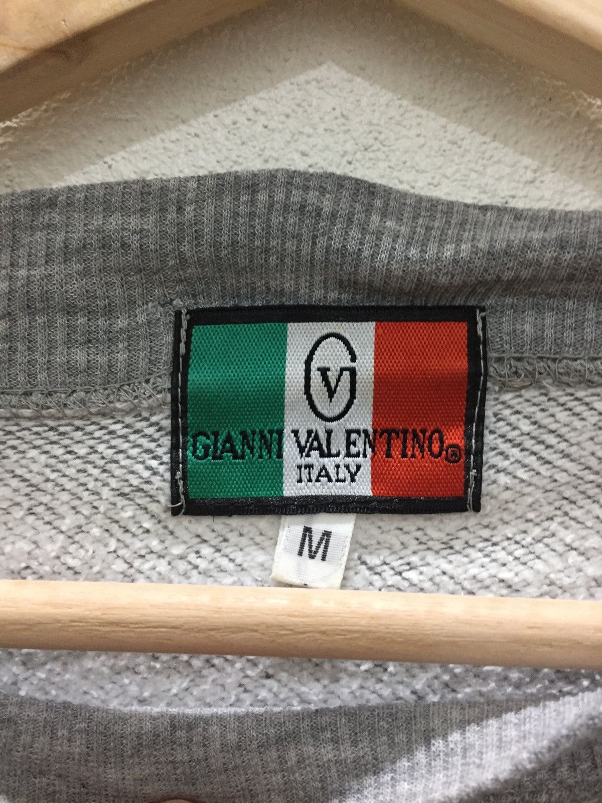 Earl Sweatshirt Gianni Valentino embroidered logo sweatshirt Size US M / EU 48-50 / 2 - 4 Thumbnail
