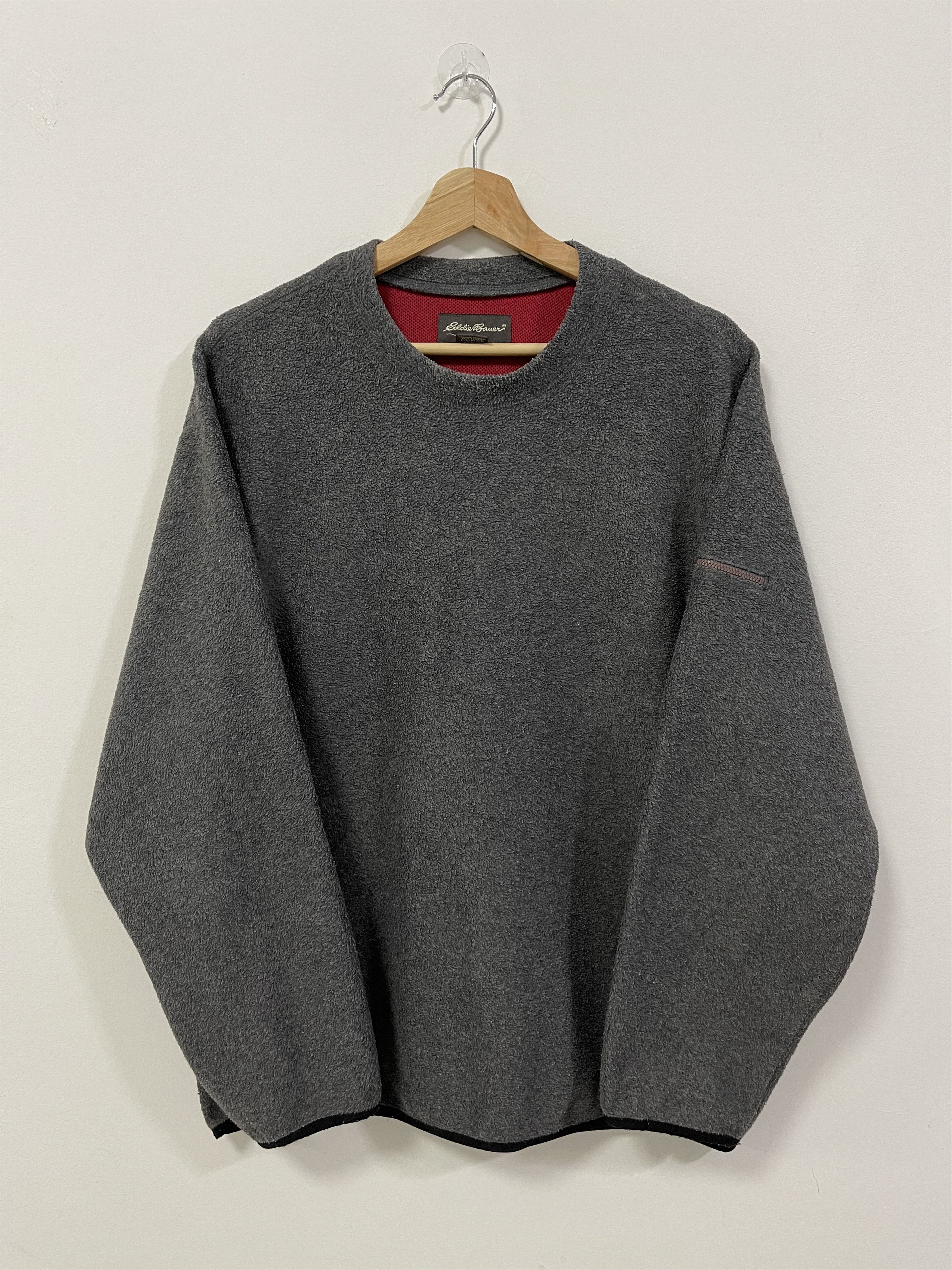Eddie Bauer × Vintage Vintage Eddie Bauer Fleece Blank Sweatshirt Size US M / EU 48-50 / 2 - 1 Thumbnail