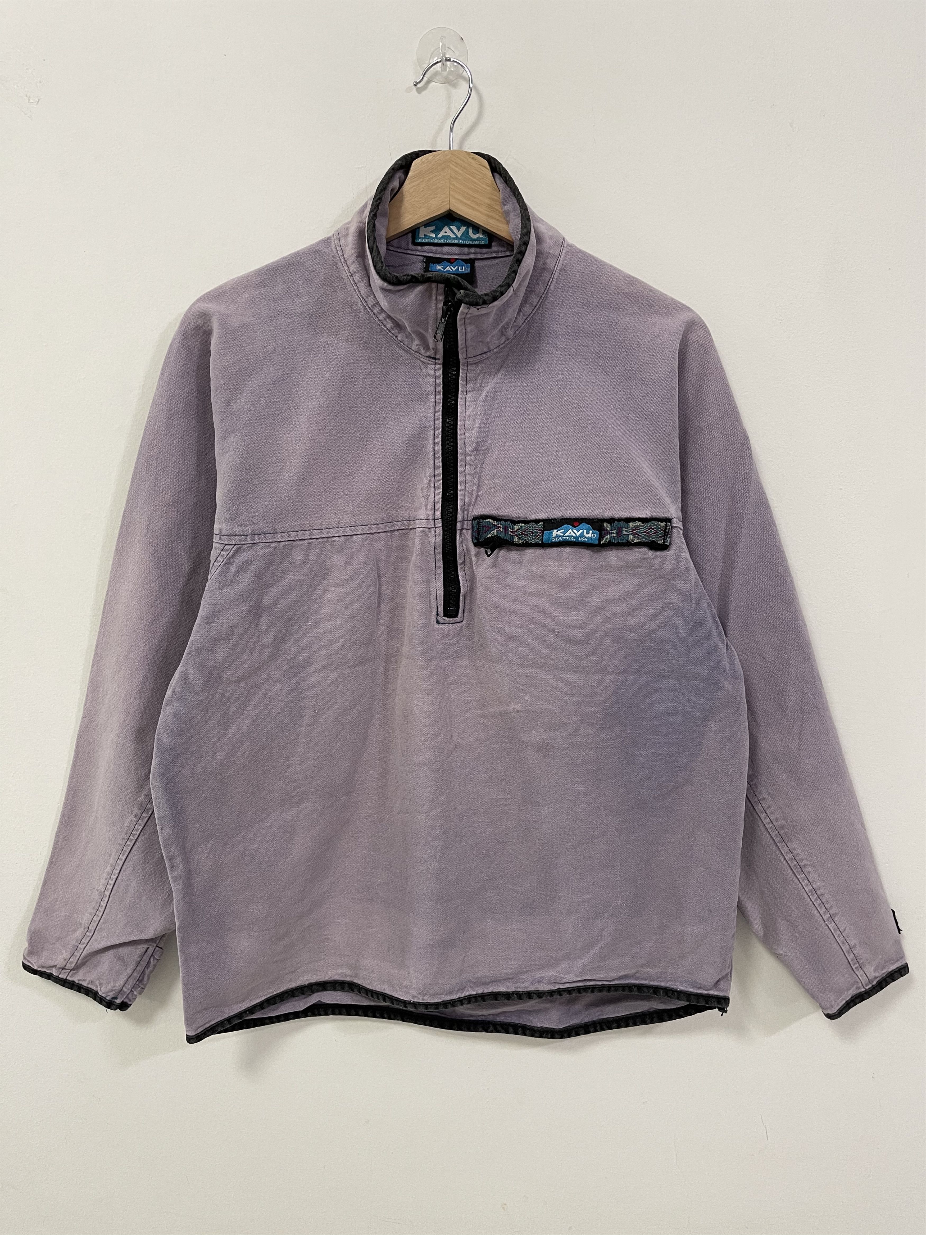 KAVU Vintage Sun Faded KAVU Half Zip Outdoor Jacket Size US S / EU 44-46 / 1 - 1 Thumbnail