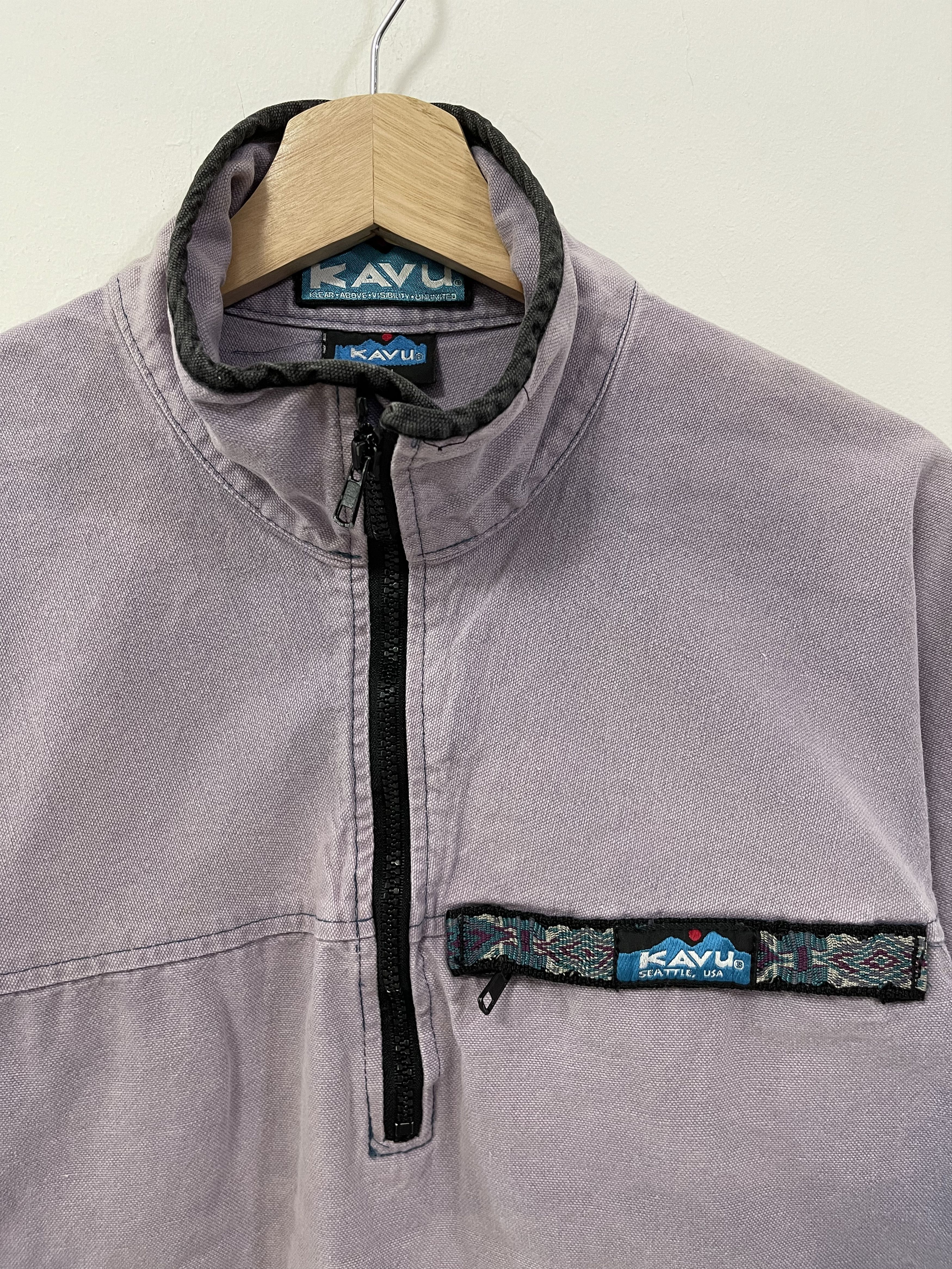 KAVU Vintage Sun Faded KAVU Half Zip Outdoor Jacket Size US S / EU 44-46 / 1 - 2 Thumbnail