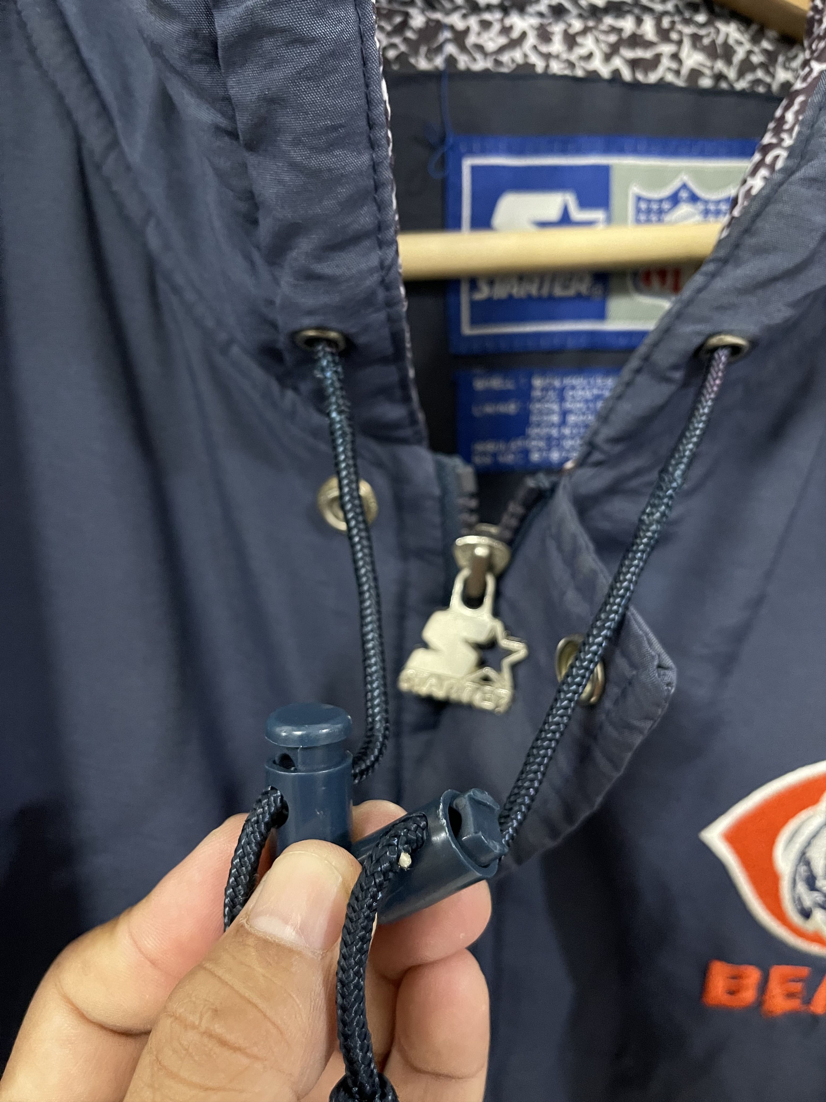 NFL × Starter × Vintage Vintage Chicago Bear NFL By Starter Jacket Distressed Size US M / EU 48-50 / 2 - 16 Thumbnail