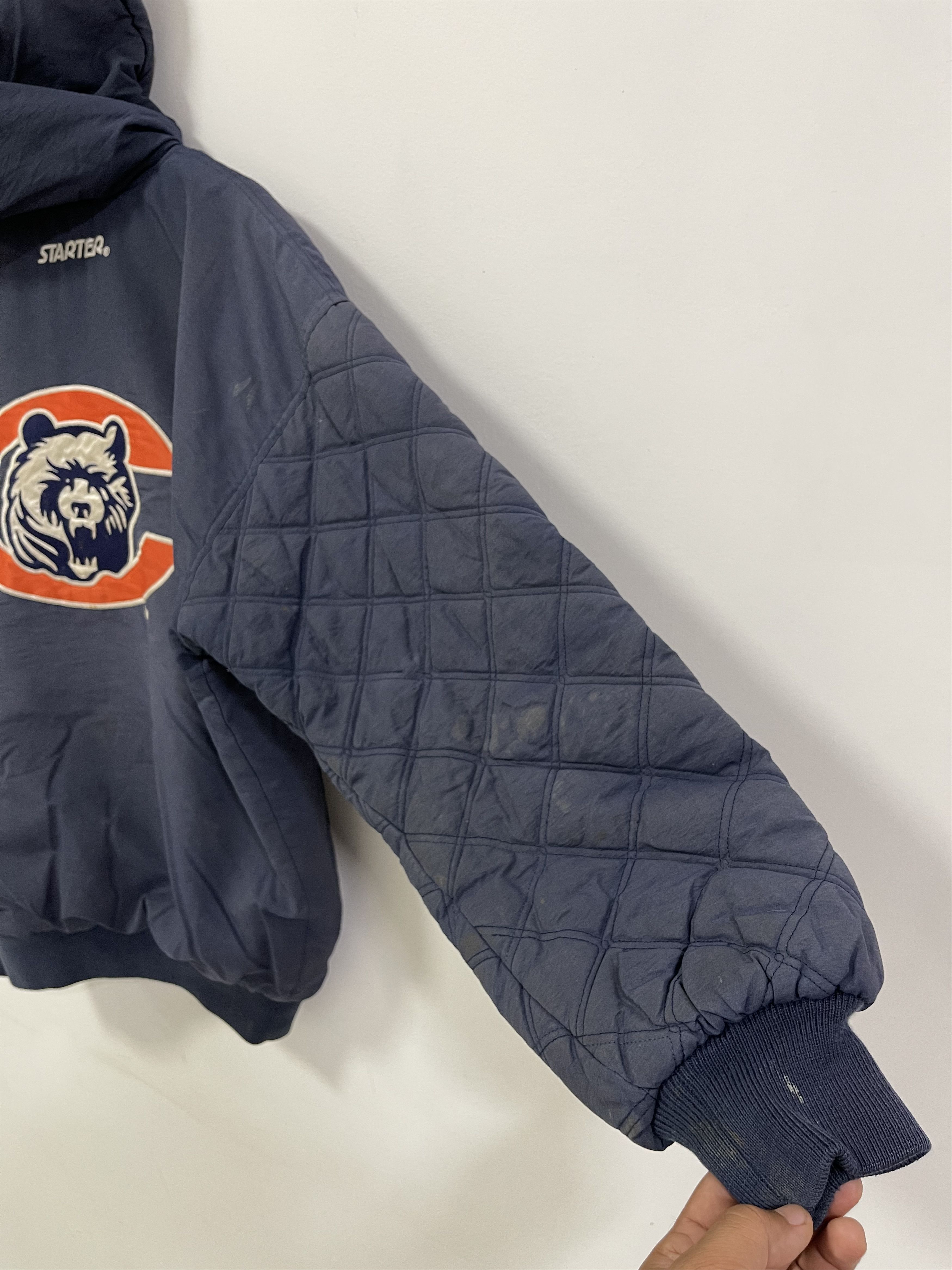 NFL × Starter × Vintage Vintage Chicago Bear NFL By Starter Jacket Distressed Size US M / EU 48-50 / 2 - 3 Thumbnail