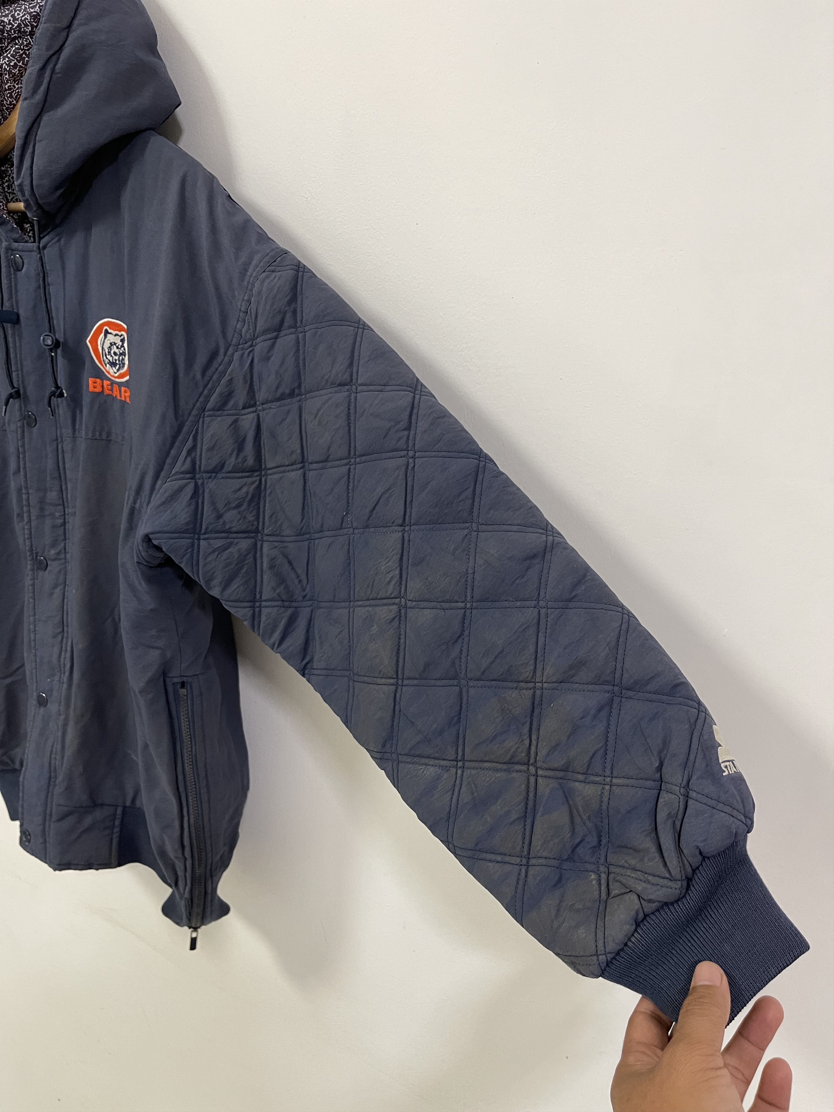 NFL × Starter × Vintage Vintage Chicago Bear NFL By Starter Jacket Distressed Size US M / EU 48-50 / 2 - 13 Thumbnail
