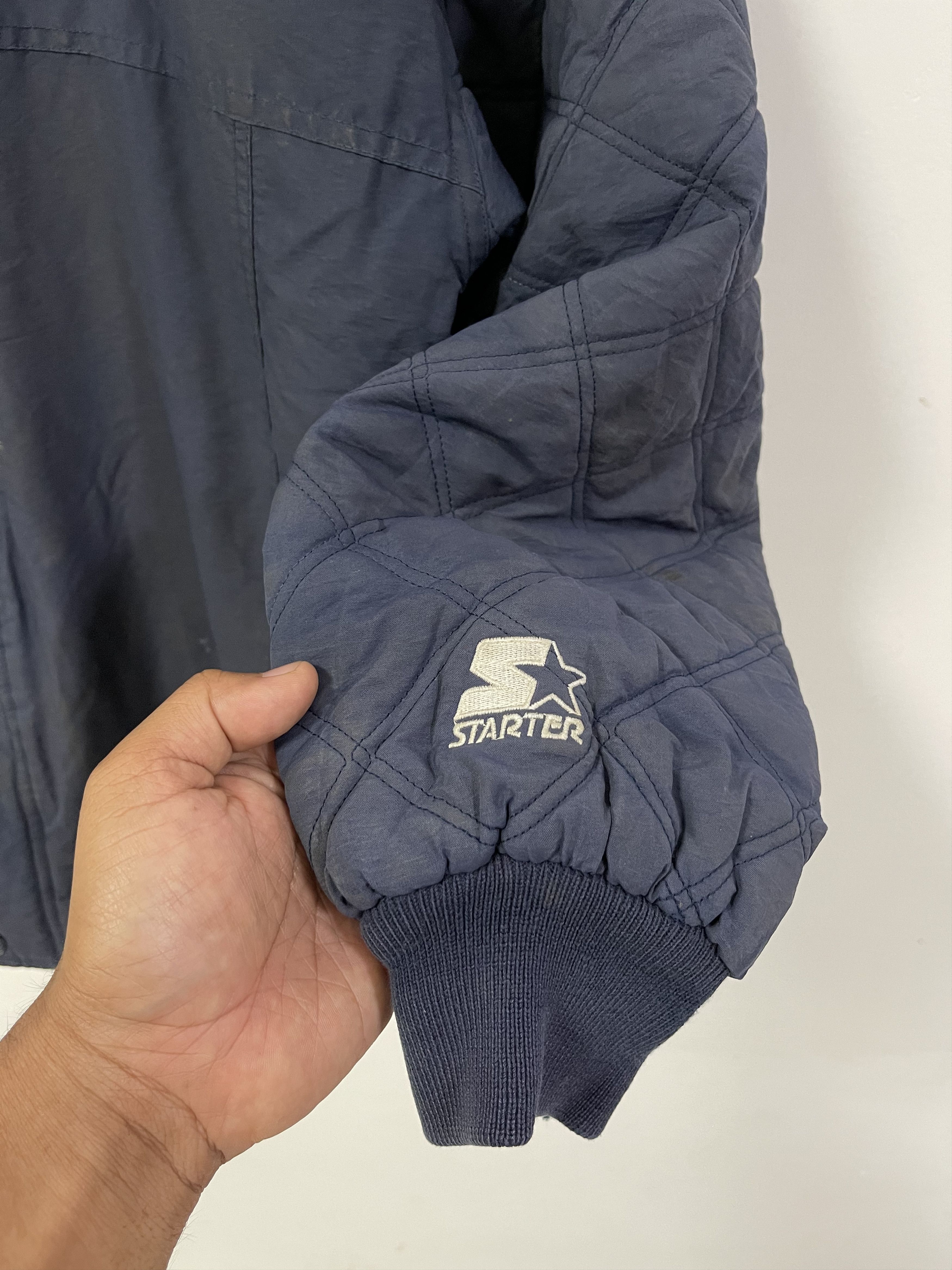 NFL × Starter × Vintage Vintage Chicago Bear NFL By Starter Jacket Distressed Size US M / EU 48-50 / 2 - 15 Thumbnail