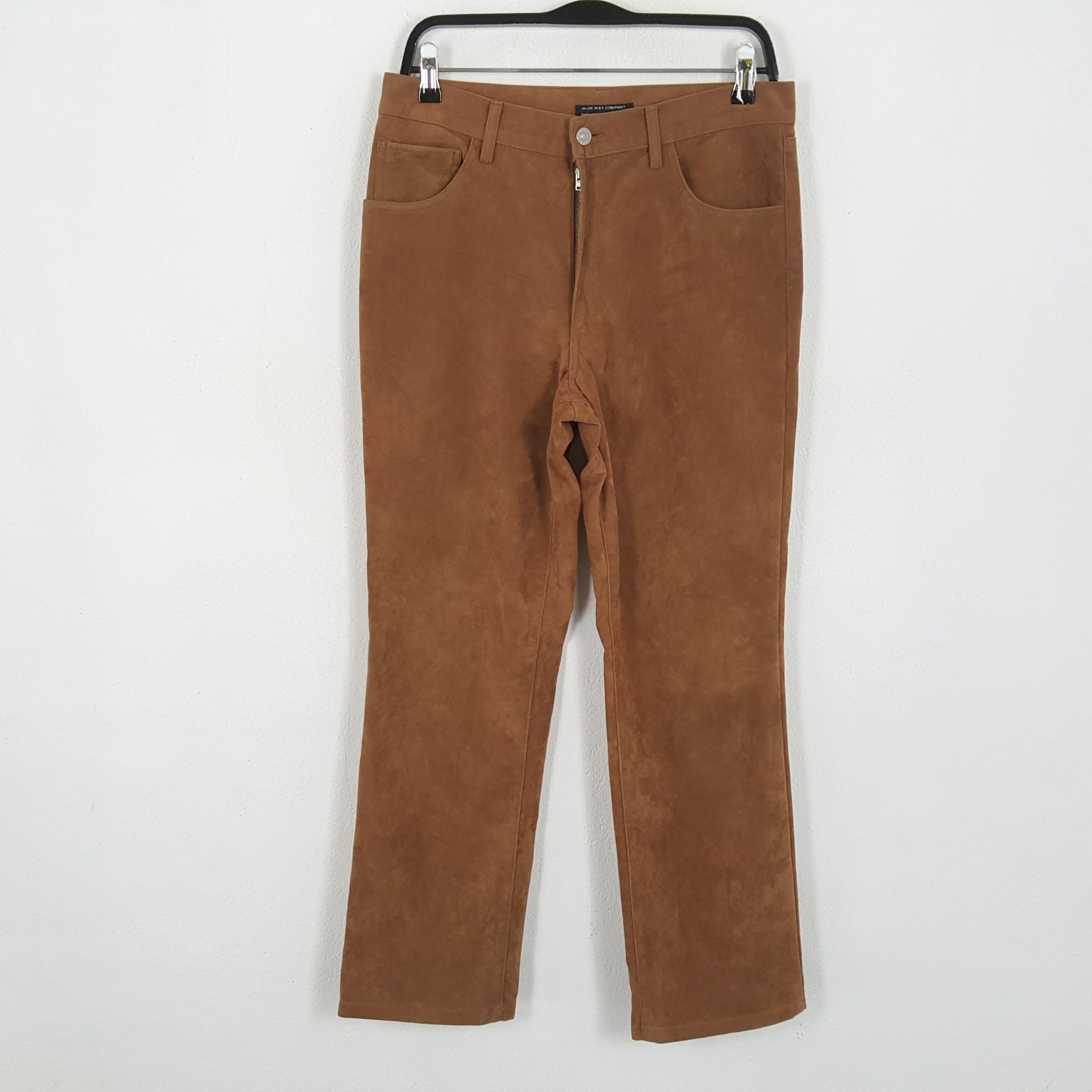 BLUEA WAY COMPANY Streetwear Velvet Style Pants