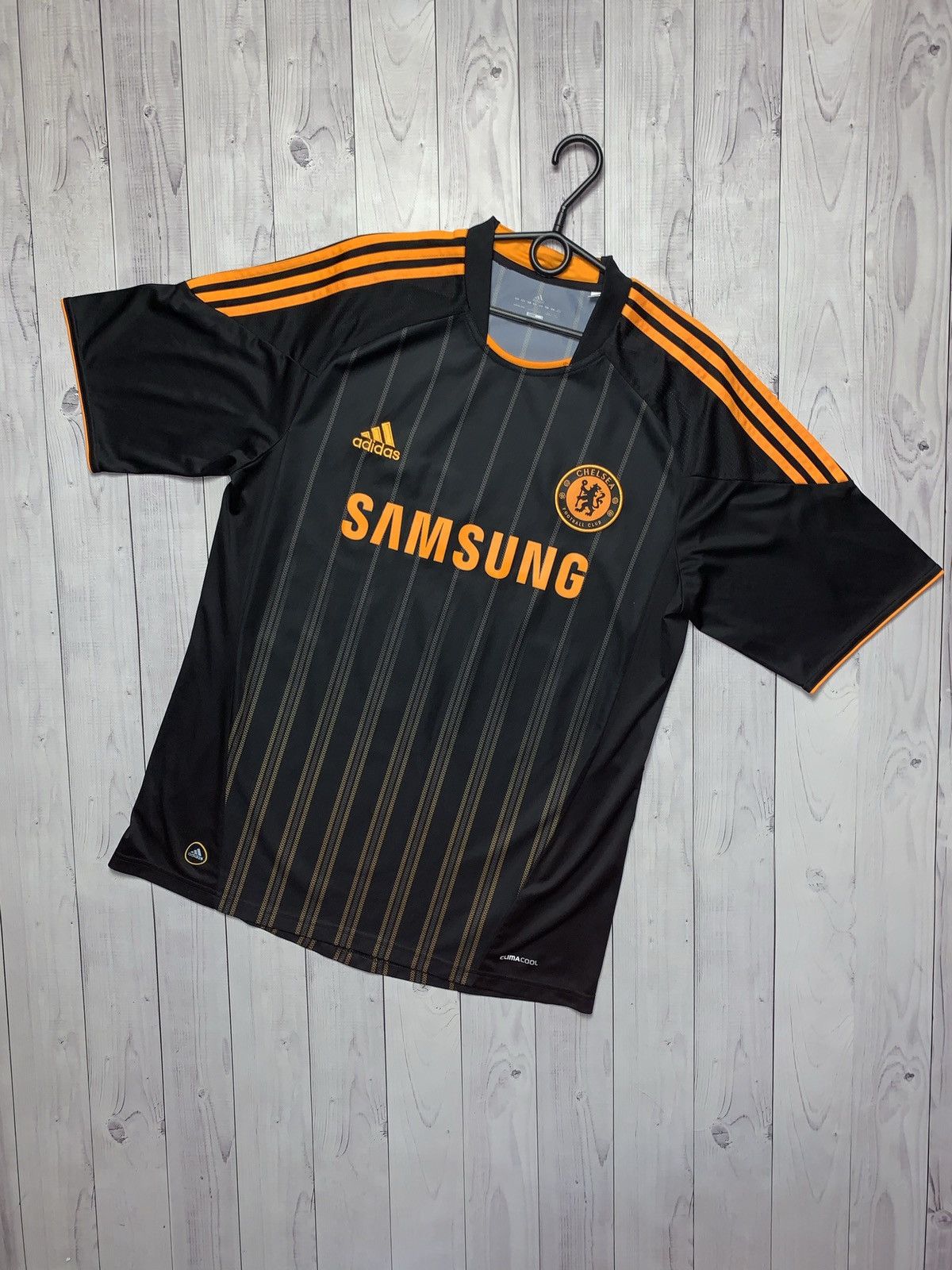Vintage adidas soccer jersey Chelsea black away rare size L