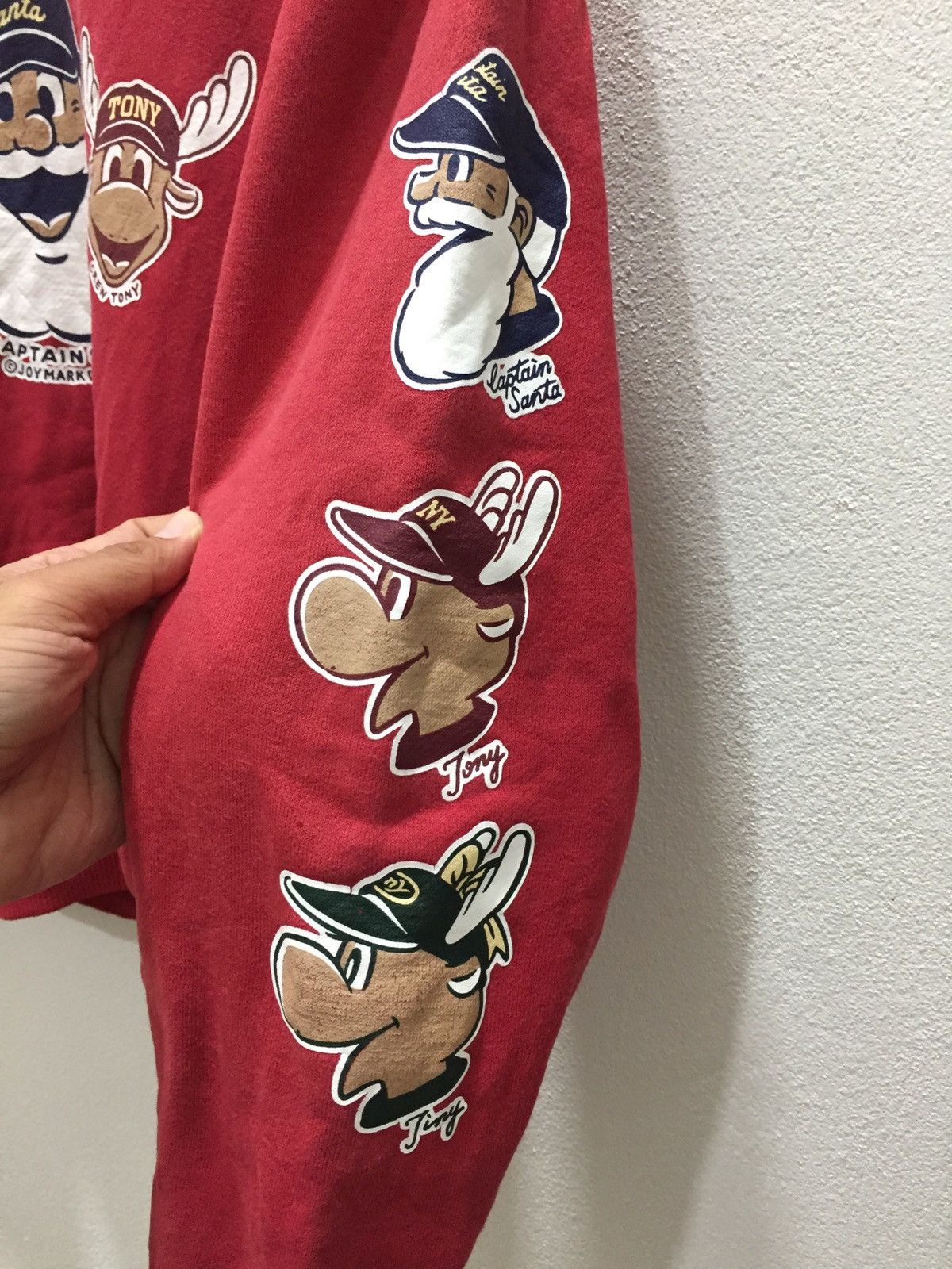 Earl Sweatshirt CAPTAIN SANTA CREWNECK SWEATSHIRT #03-28 Size US XXS / EU 40 - 3 Thumbnail