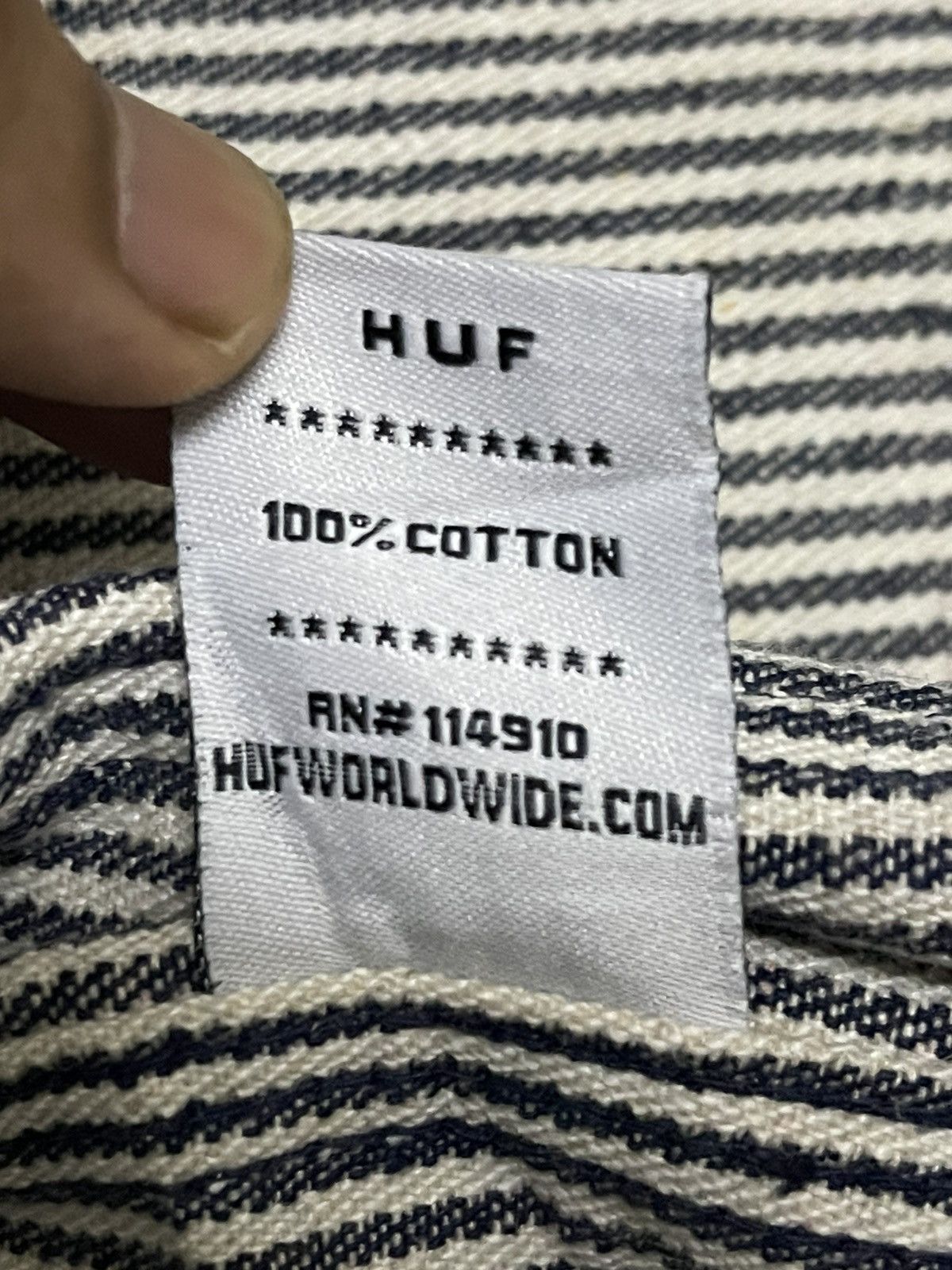 Huf Vintage Huf Stripe Workwear Style Jacket Size US M / EU 48-50 / 2 - 11 Thumbnail