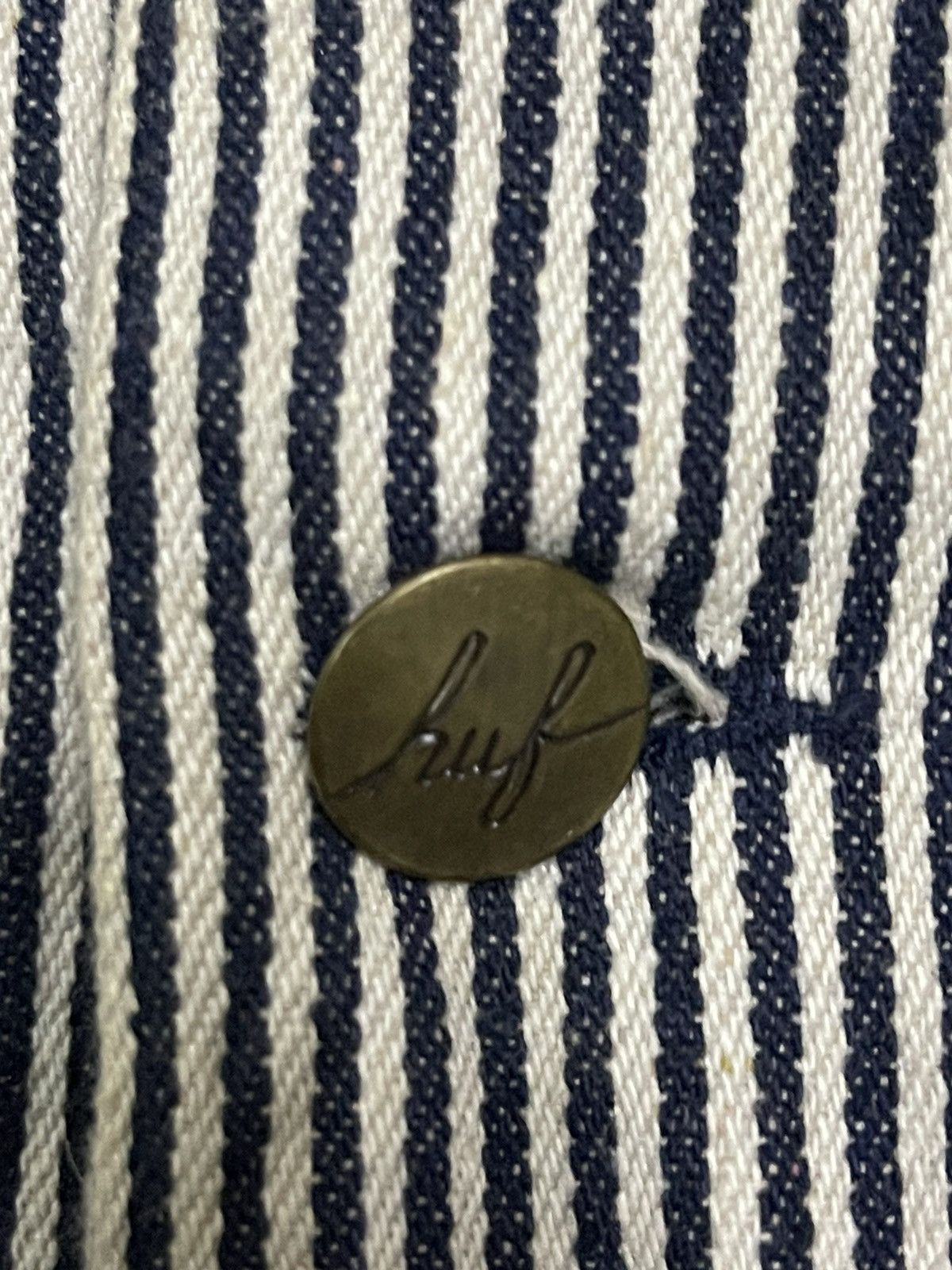 Huf Vintage Huf Stripe Workwear Style Jacket Size US M / EU 48-50 / 2 - 10 Thumbnail