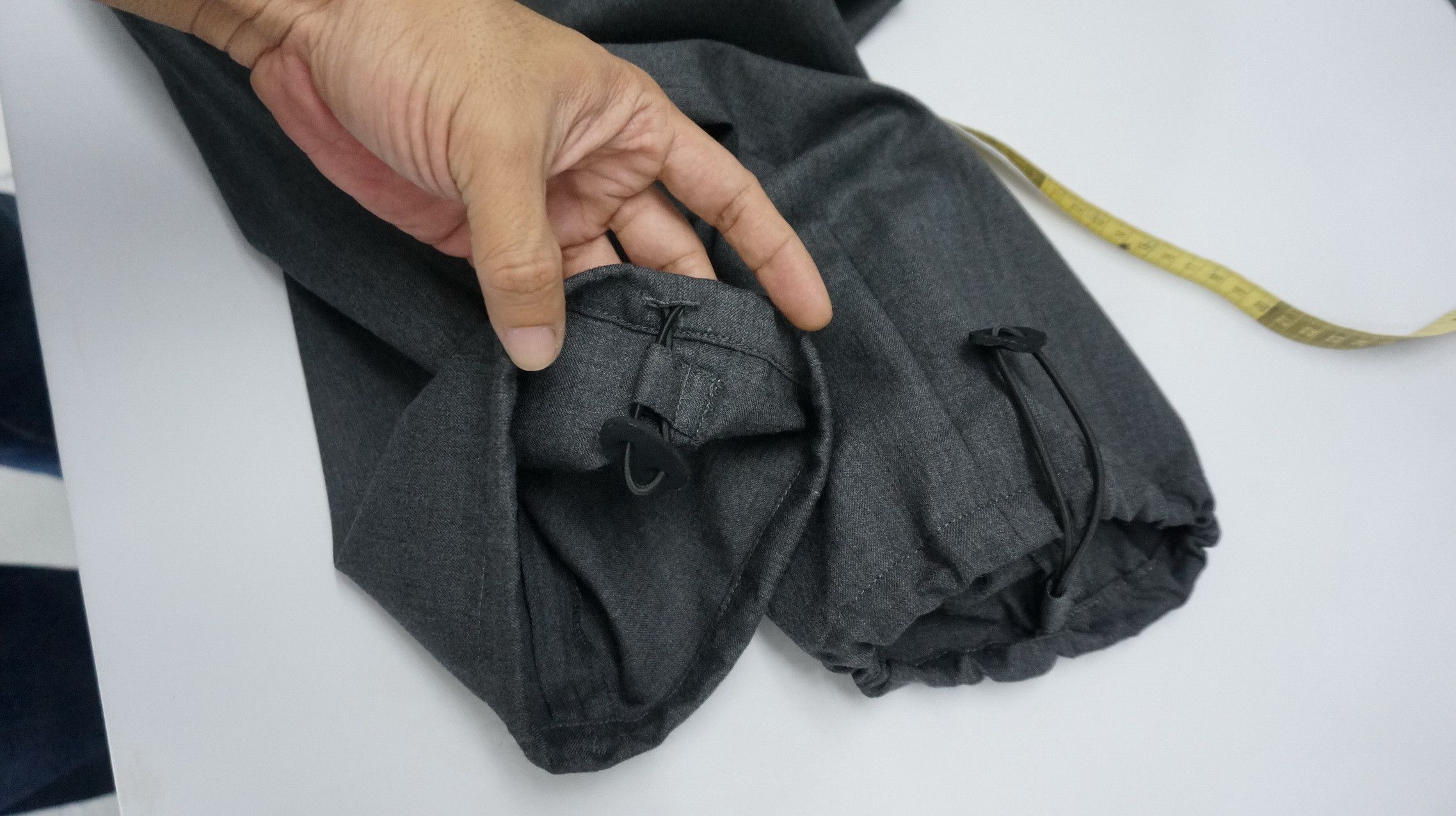 Japanese Brand TAKEO KIKUCHI WOOL Cargo Drawstring Leg Slimfit Pants Size US 30 / EU 46 - 15 Thumbnail