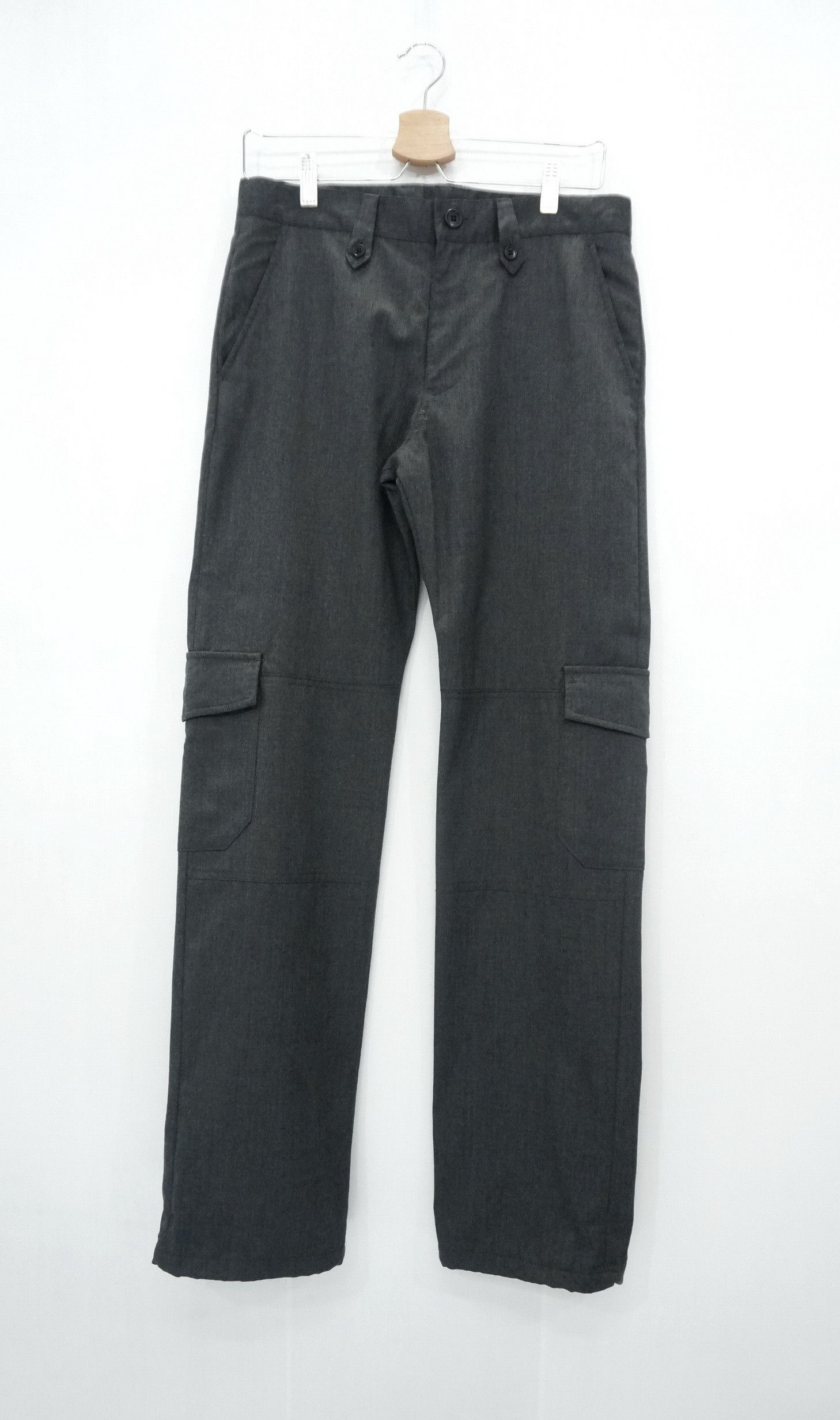 TAKEO KIKUCHI WOOL Cargo Drawstring Leg Slimfit Pants