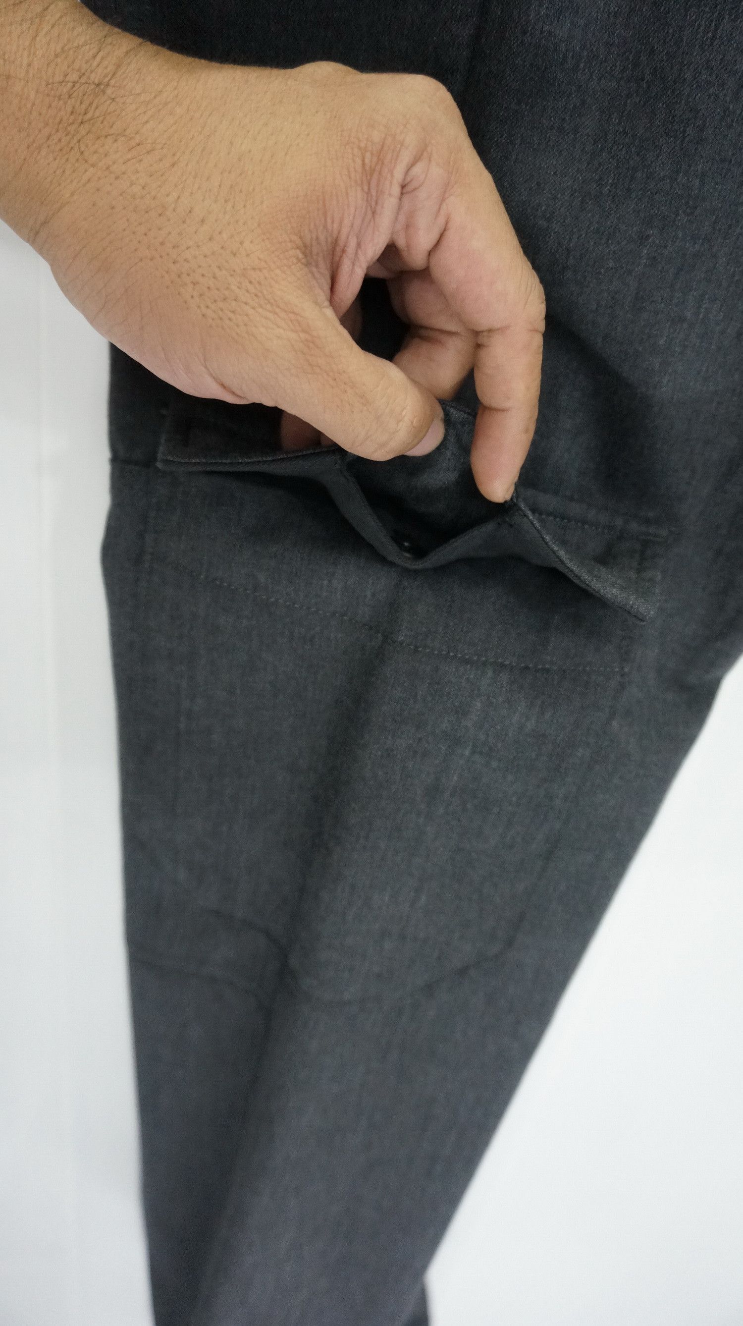 Japanese Brand TAKEO KIKUCHI WOOL Cargo Drawstring Leg Slimfit Pants Size US 30 / EU 46 - 9 Thumbnail
