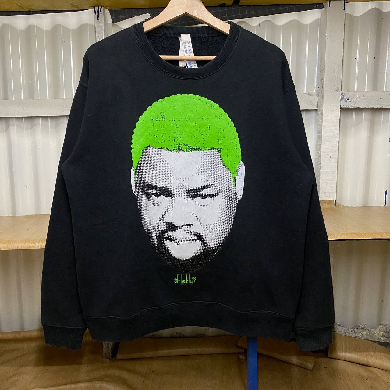 Japanese Brand × Rap Tees Rapper gorilla zoe green hair Big Head sweatshirts Size US L / EU 52-54 / 3 - 1 Thumbnail