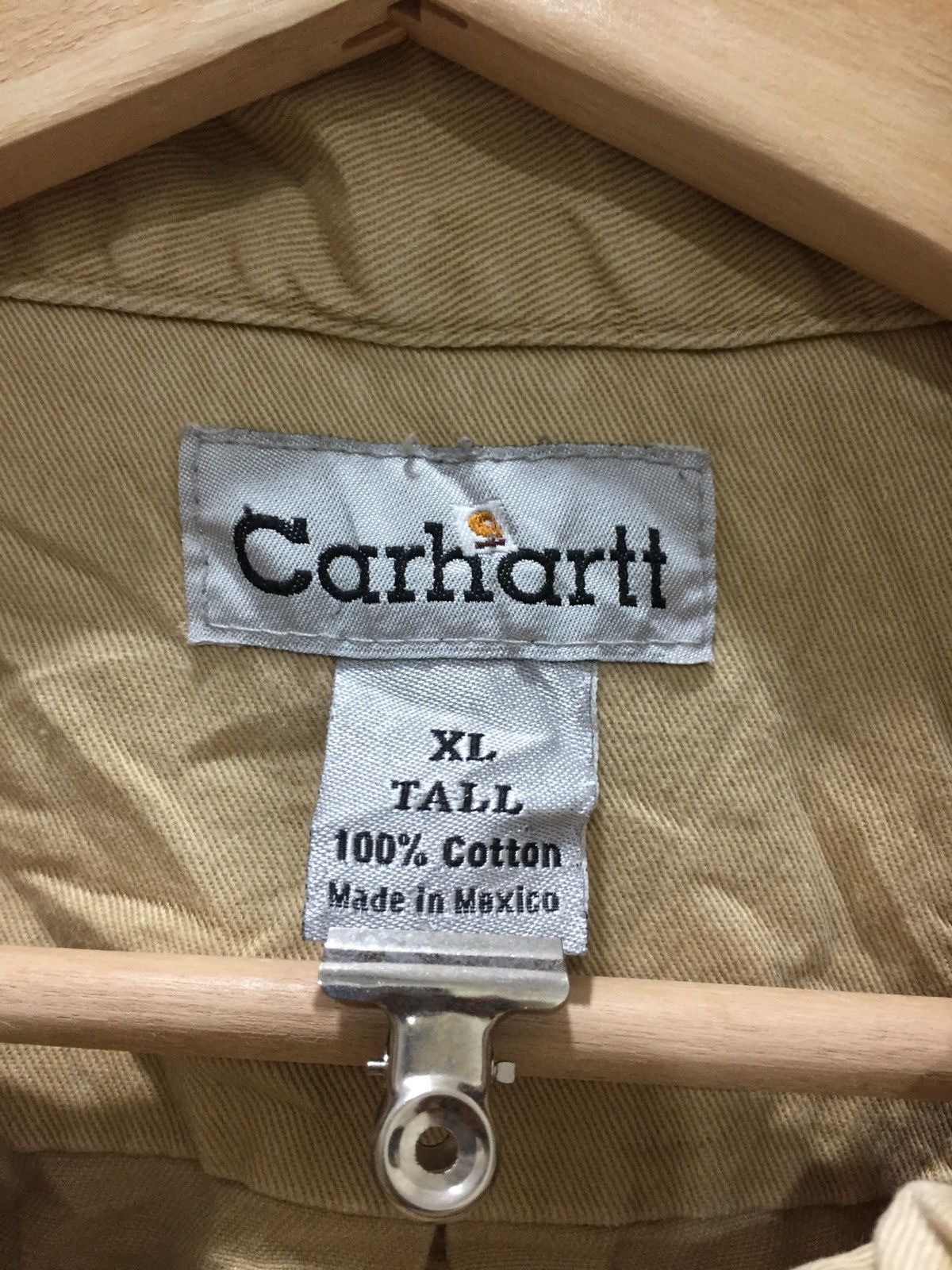 Carhartt carhatt long sleeve denim button up #9-86 Size US XL / EU 56 / 4 - 4 Thumbnail