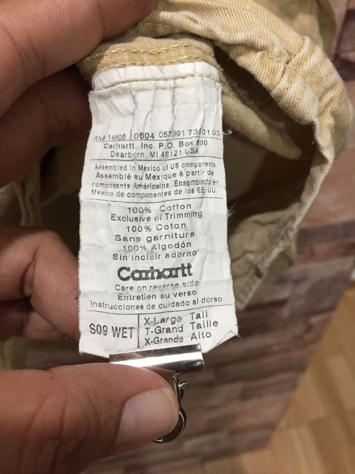 Carhartt carhatt long sleeve denim button up #9-86 Size US XL / EU 56 / 4 - 5 Thumbnail