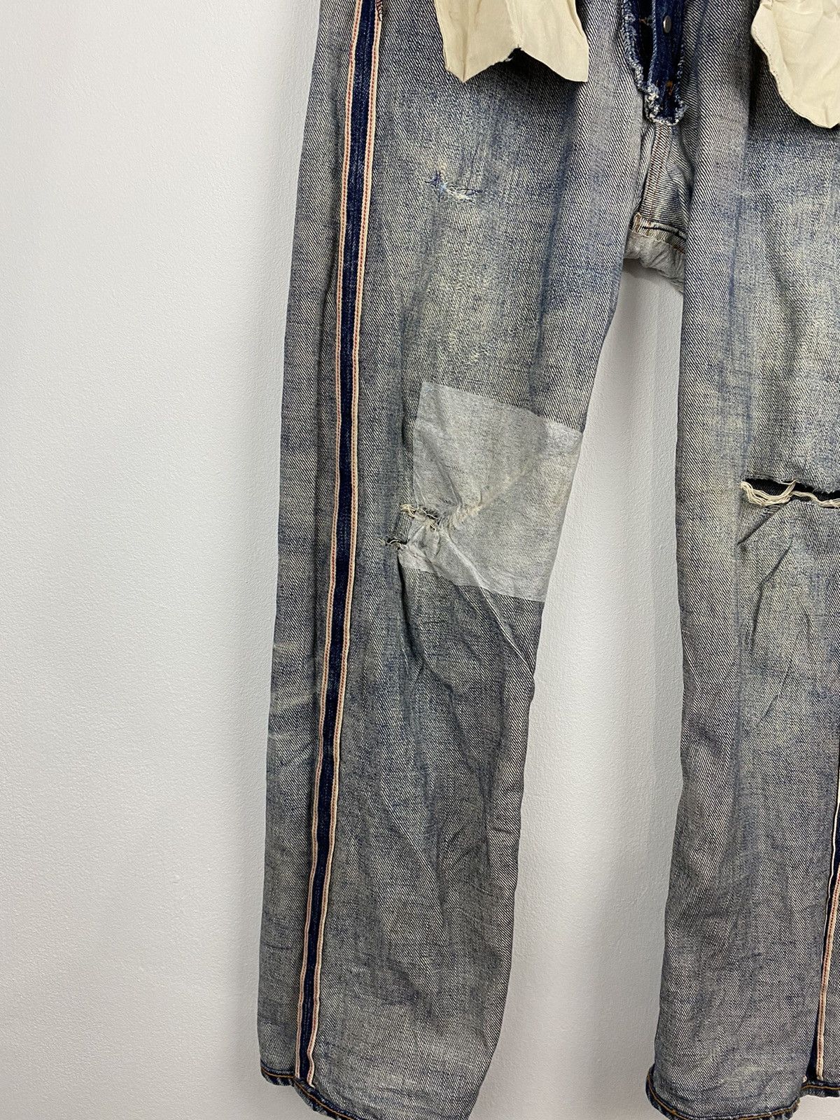 A.P.C. × Designer A.P.C Disstressed Selvedge Denim Pants Size US 29 - 21 Thumbnail