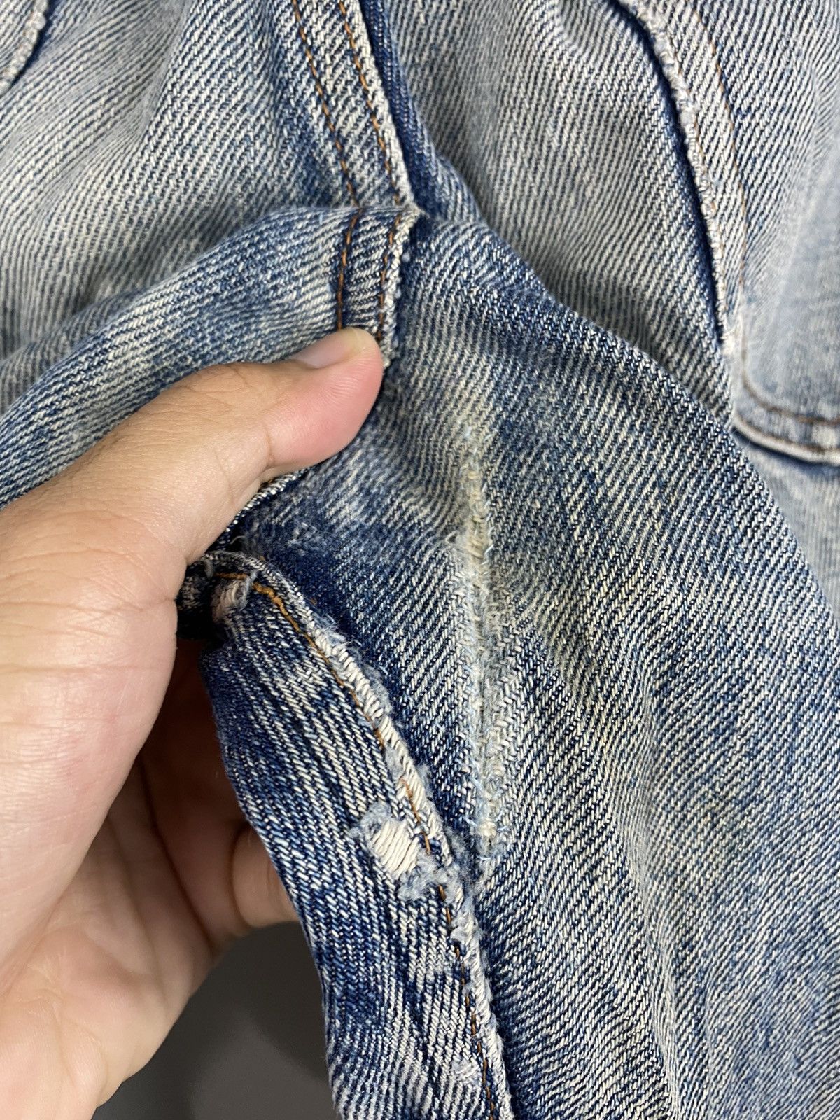A.P.C. × Designer A.P.C Disstressed Selvedge Denim Pants Size US 29 - 15 Thumbnail