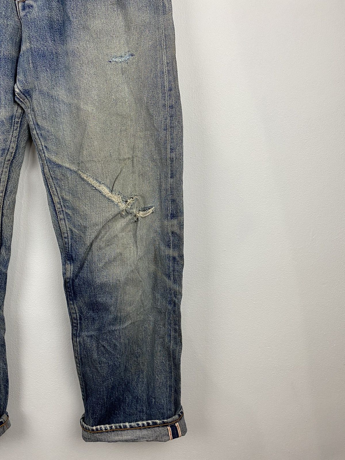 A.P.C. × Designer A.P.C Disstressed Selvedge Denim Pants Size US 29 - 3 Thumbnail
