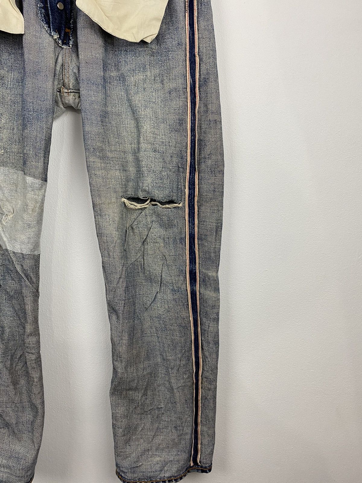A.P.C. × Designer A.P.C Disstressed Selvedge Denim Pants Size US 29 - 22 Thumbnail