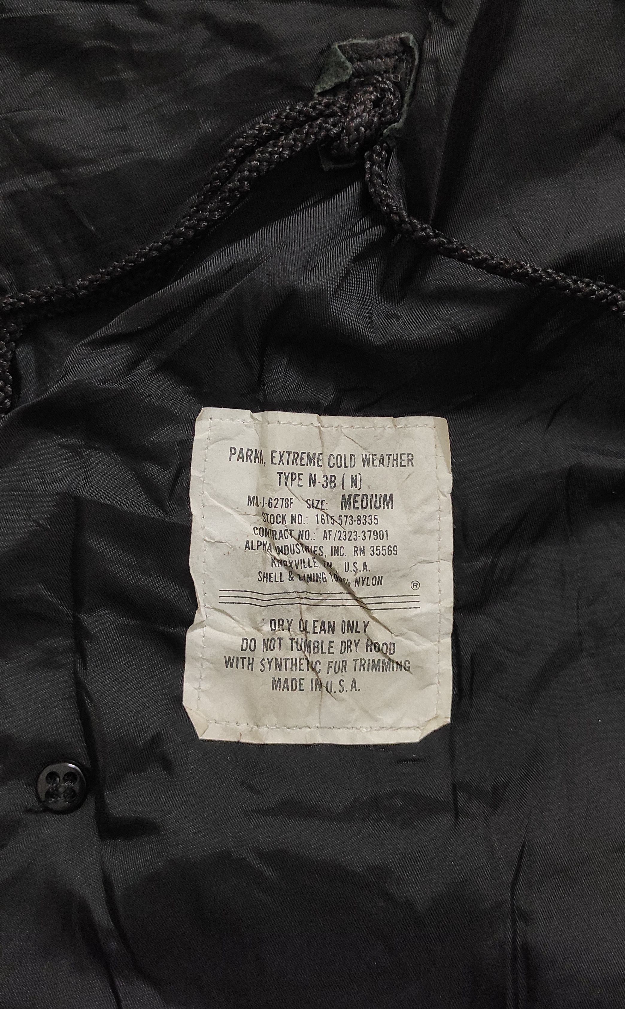 Alpha Industries PARKA EXTREME COLD WEATHER TYPE N-3B (N) Size US M / EU 48-50 / 2 - 8 Thumbnail