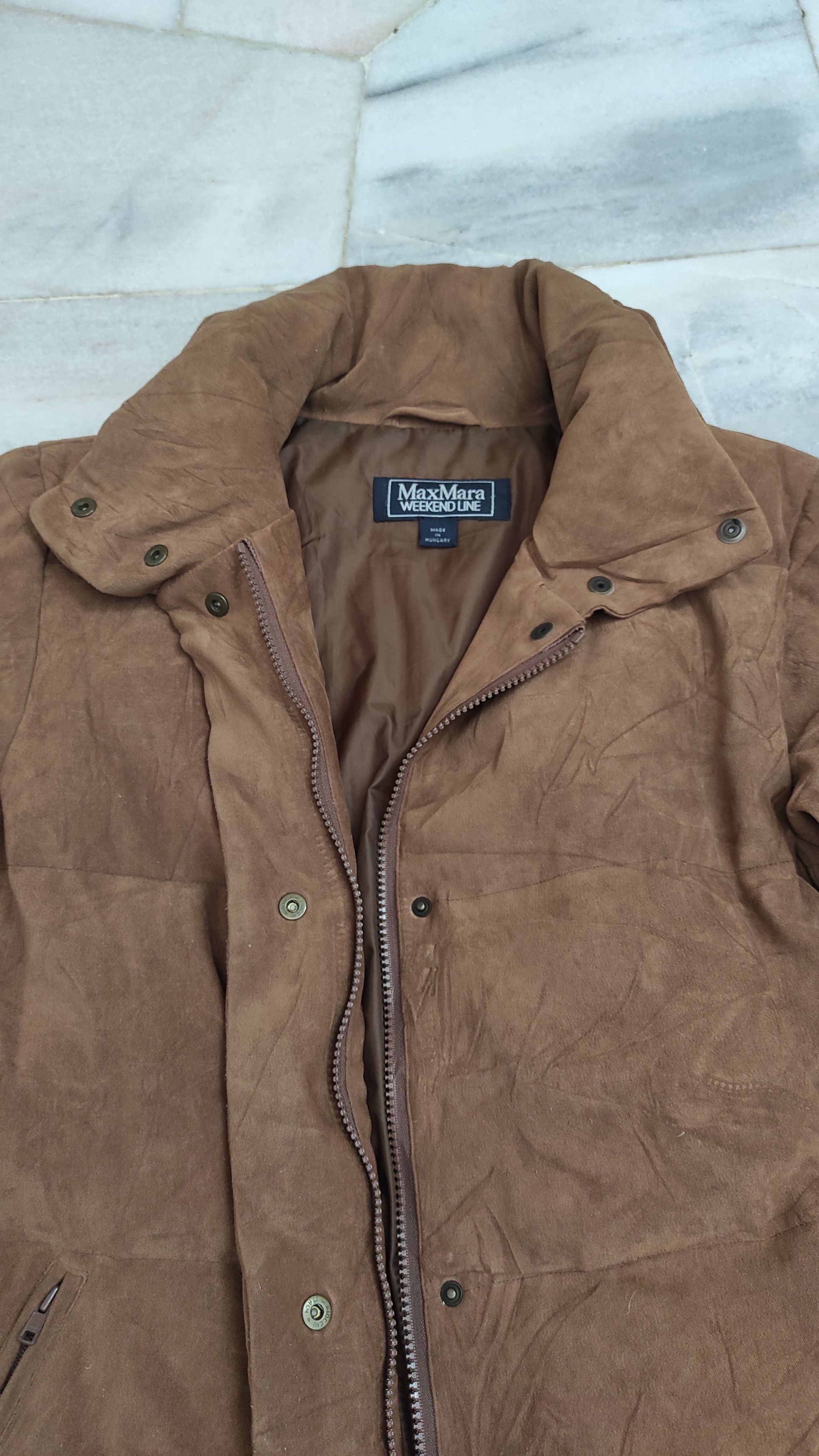 Max Mara Archive MaxMara WEEKEND moleskin GOOSE DOWN JACKET Size S / US 4 / IT 40 - 9 Thumbnail