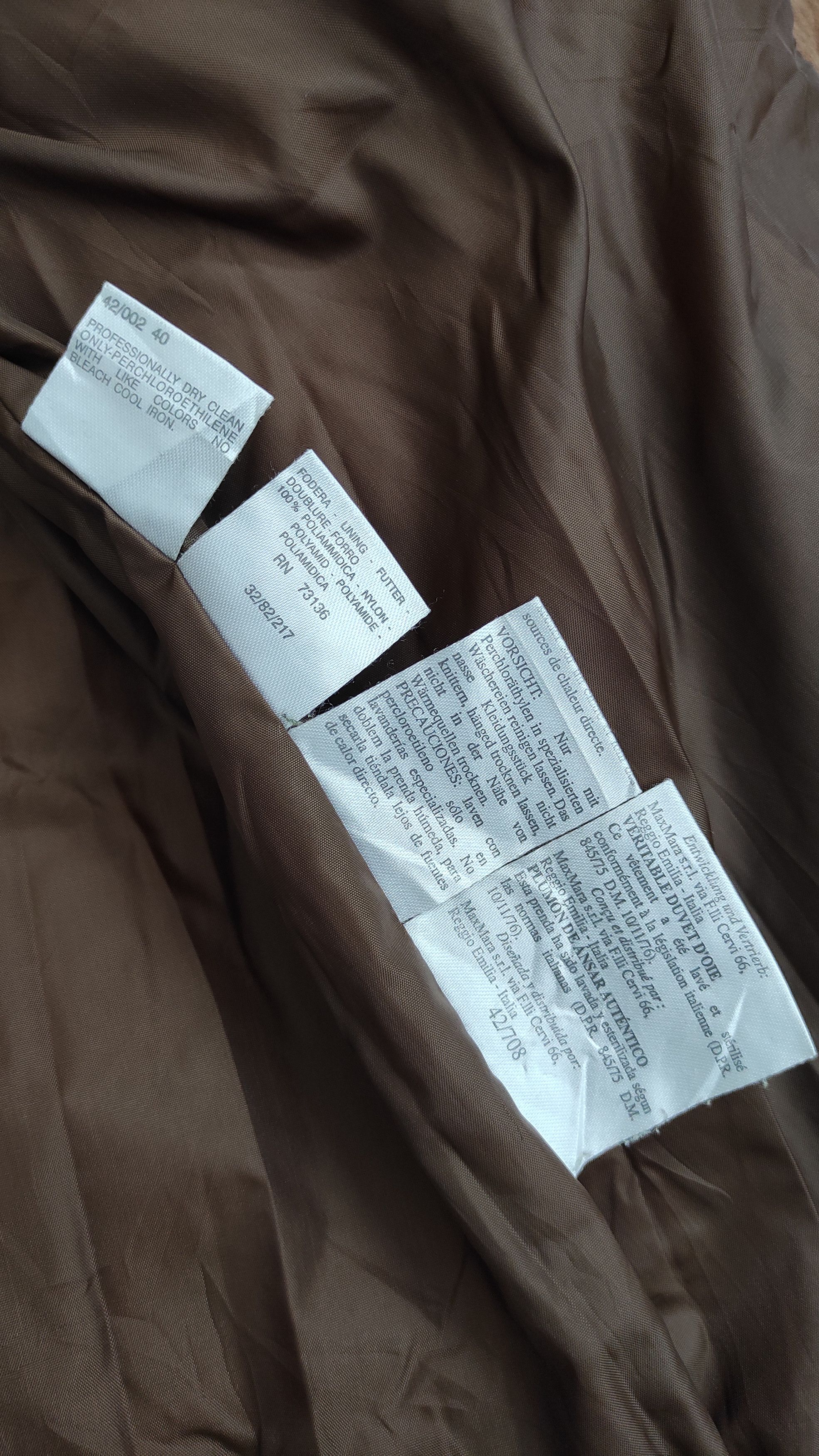 Max Mara Archive MaxMara WEEKEND moleskin GOOSE DOWN JACKET Size S / US 4 / IT 40 - 6 Thumbnail