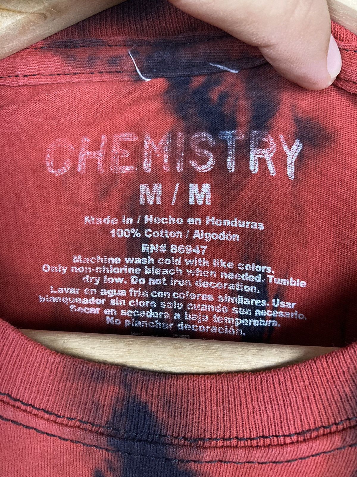 Bleach × Chemistry × Rap Tees Asid Wash Tupac Poetic Justice rap tee #12-2 Size US M / EU 48-50 / 2 - 4 Thumbnail