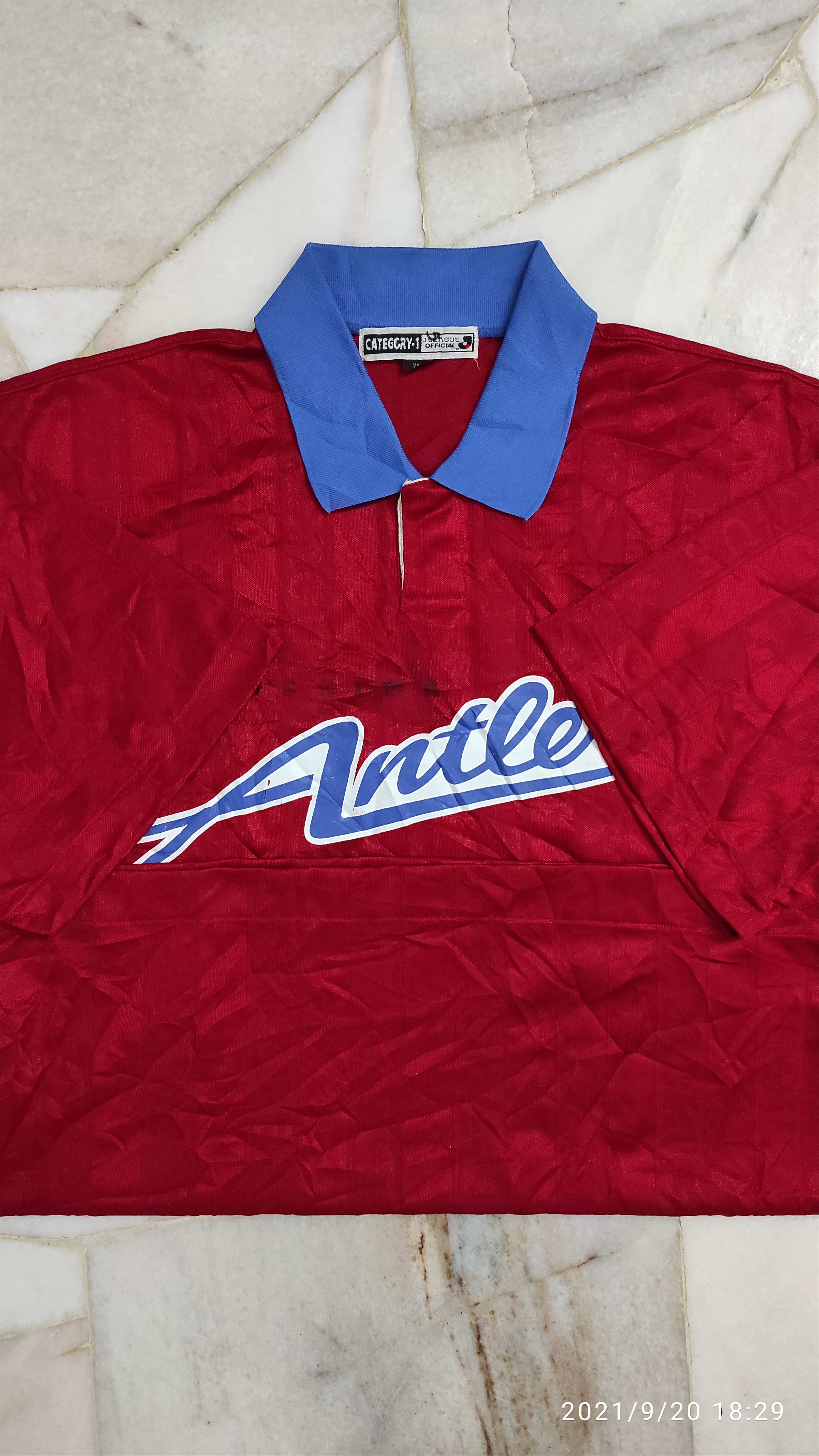 Other Vintage 90s KASHIMA ANTLERS J.LEAGUE OFFICIAL shirt Size US M / EU 48-50 / 2 - 7 Thumbnail