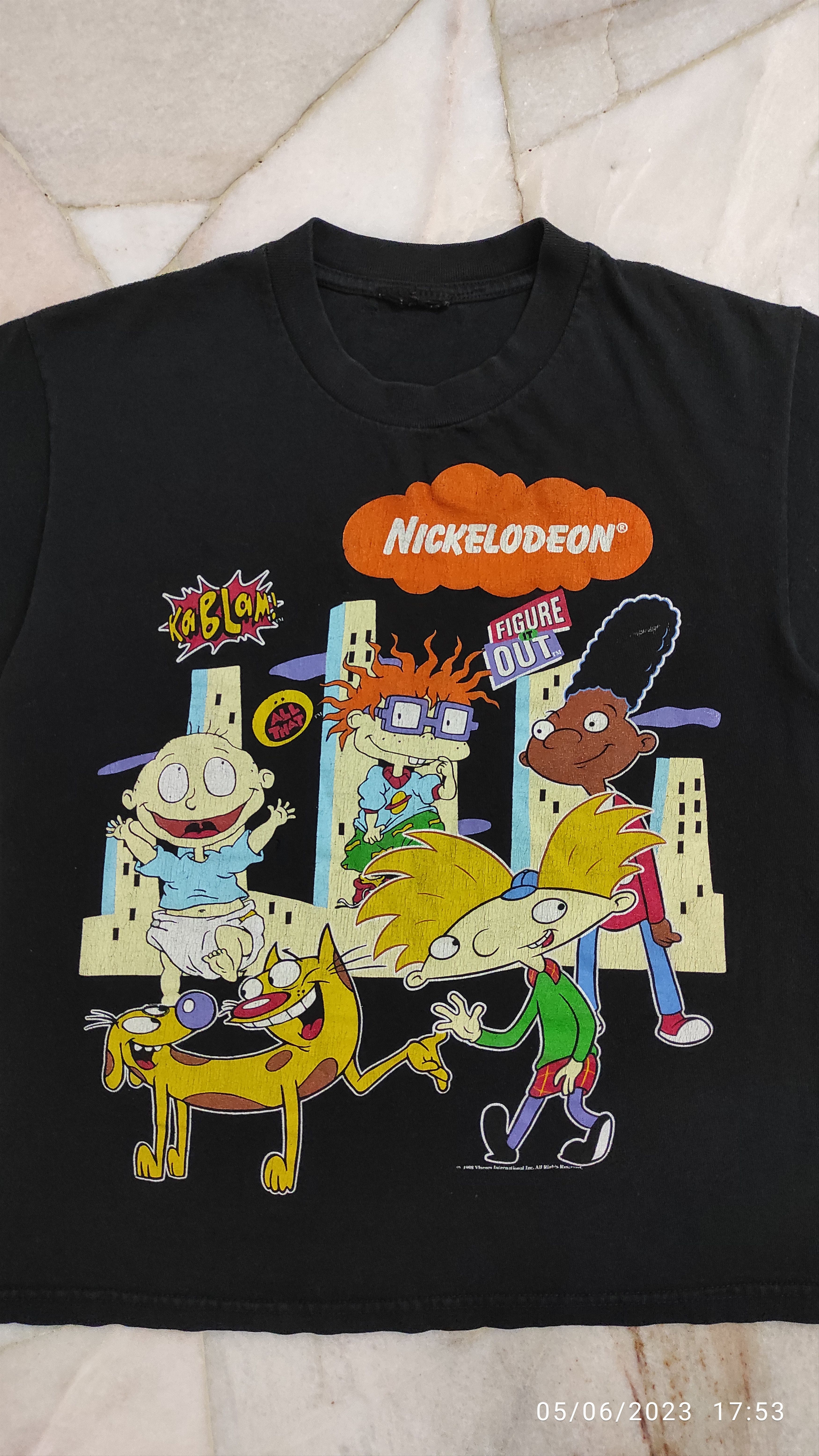 Nickelodeon Vintage 1998 VIACOM NICKELODEON Promo tee Size US XS / EU 42 / 0 - 6 Thumbnail