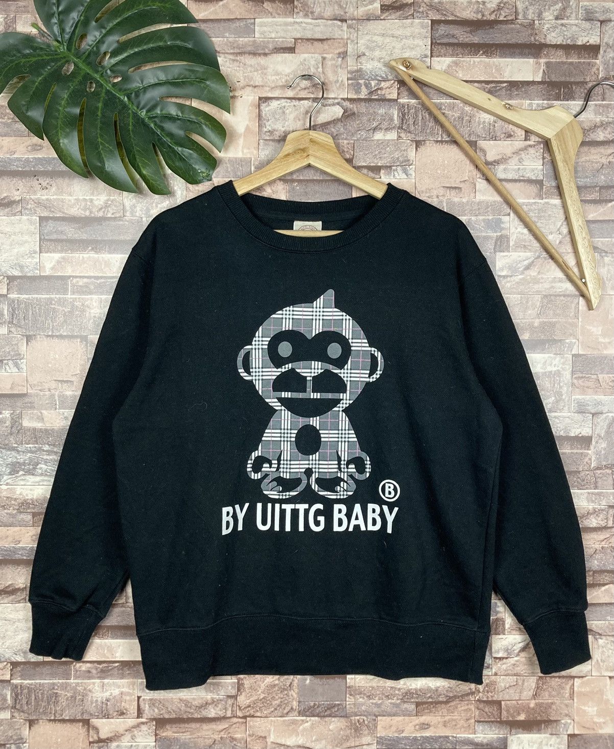Japanese Brand Uittg Baby Big Logo Inspired Baby Milo #38-3 Size US L / EU 52-54 / 3 - 1 Thumbnail