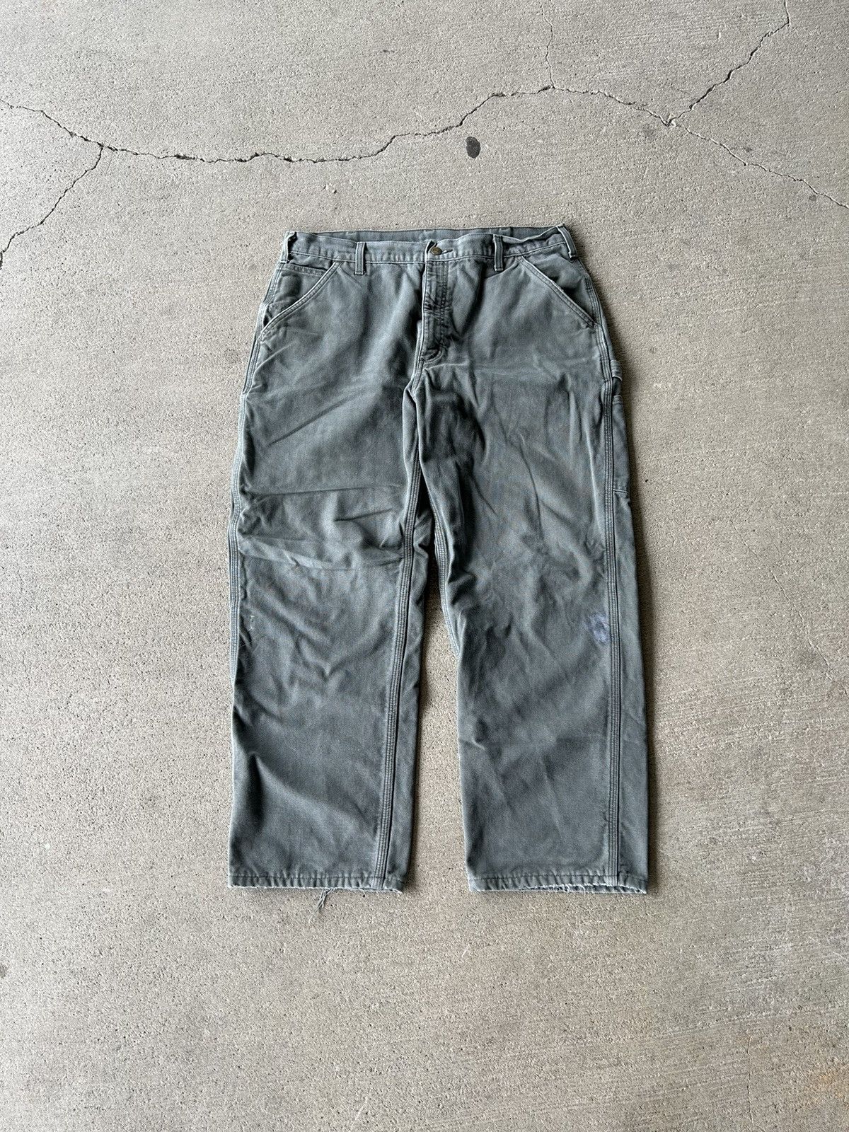 Carhartt Vintage Olive green carhartt carpenter pants🌲 Size US 32 / EU 48 - 1 Thumbnail