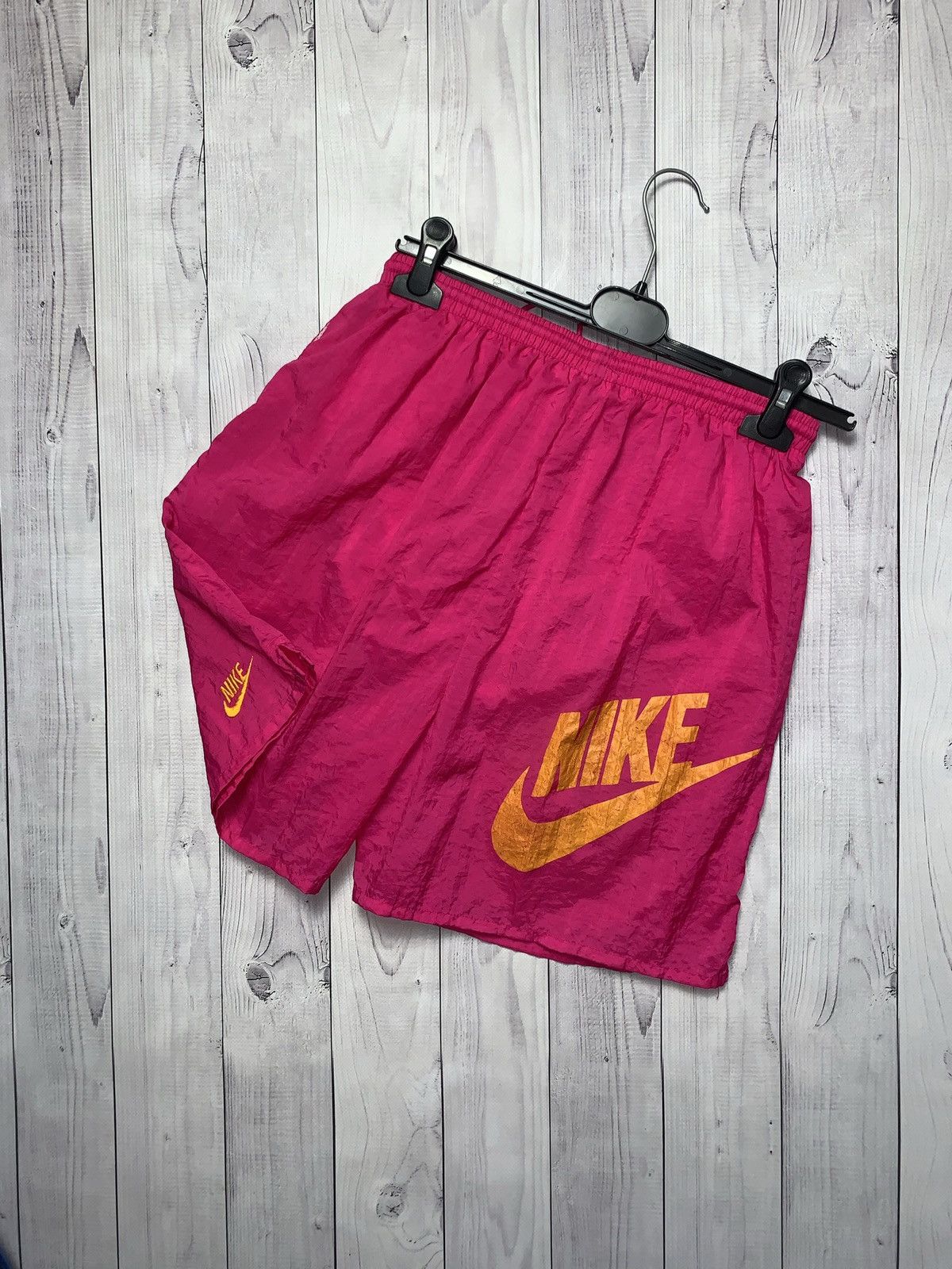 Nike × Vintage Vintage Nike shorts big logo size M rare Size US 32 / EU 48 - 1 Thumbnail