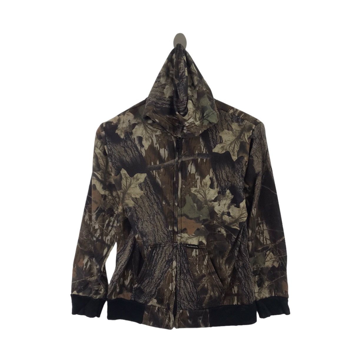 Vintage WOLF MOUNTAIN HUNTINGWEAR Leaf Overprint Khaki