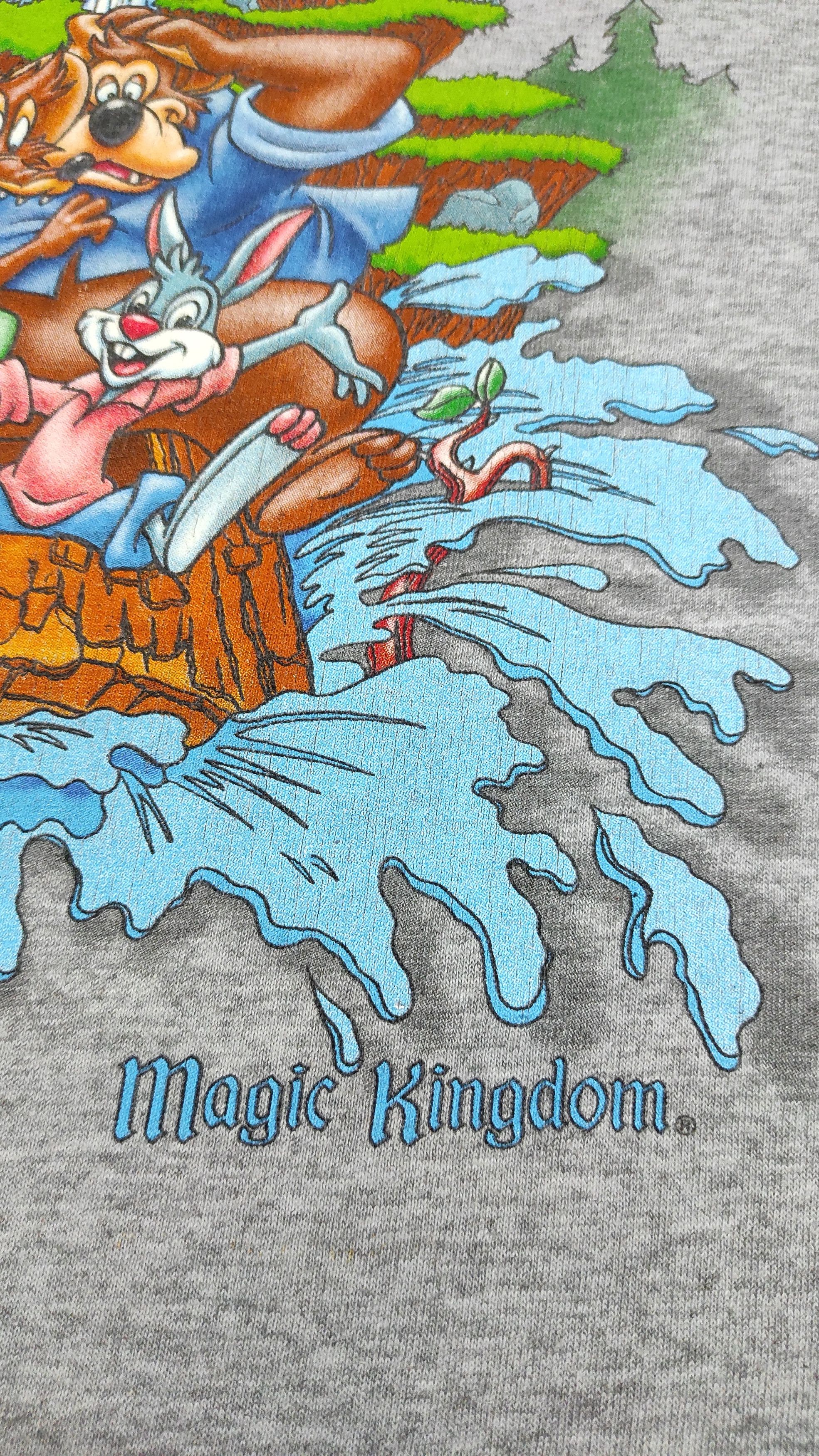 Disney 90s Walt Disney World Splash Mountain 3/4 length sleeve tee Size US XL / EU 56 / 4 - 7 Thumbnail