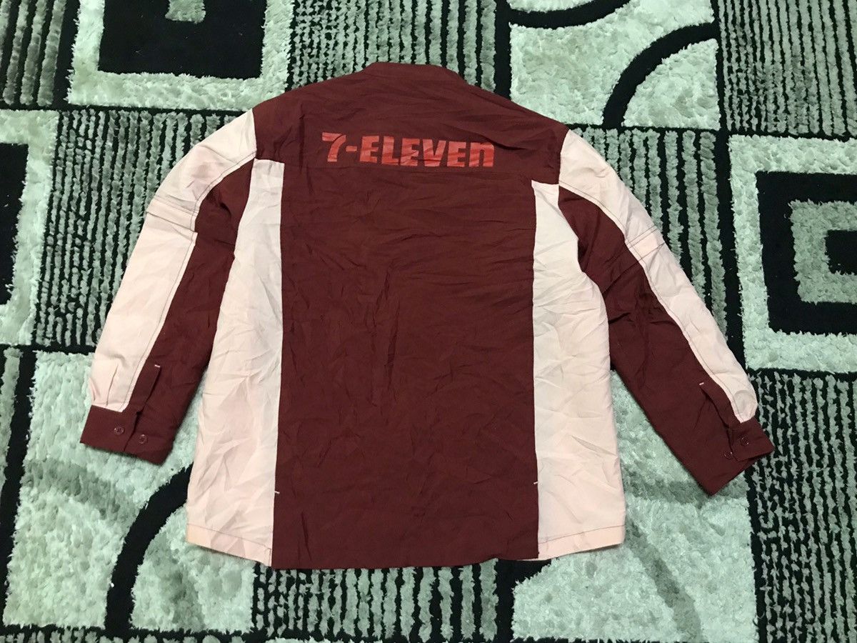 Japanese Brand × Uniform Wares × Vintage 7 eleven uniform zipper shirts Size US M / EU 48-50 / 2 - 5 Thumbnail