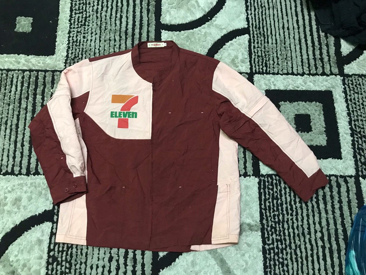 Japanese Brand × Uniform Wares × Vintage 7 eleven uniform zipper shirts Size US M / EU 48-50 / 2 - 1 Thumbnail