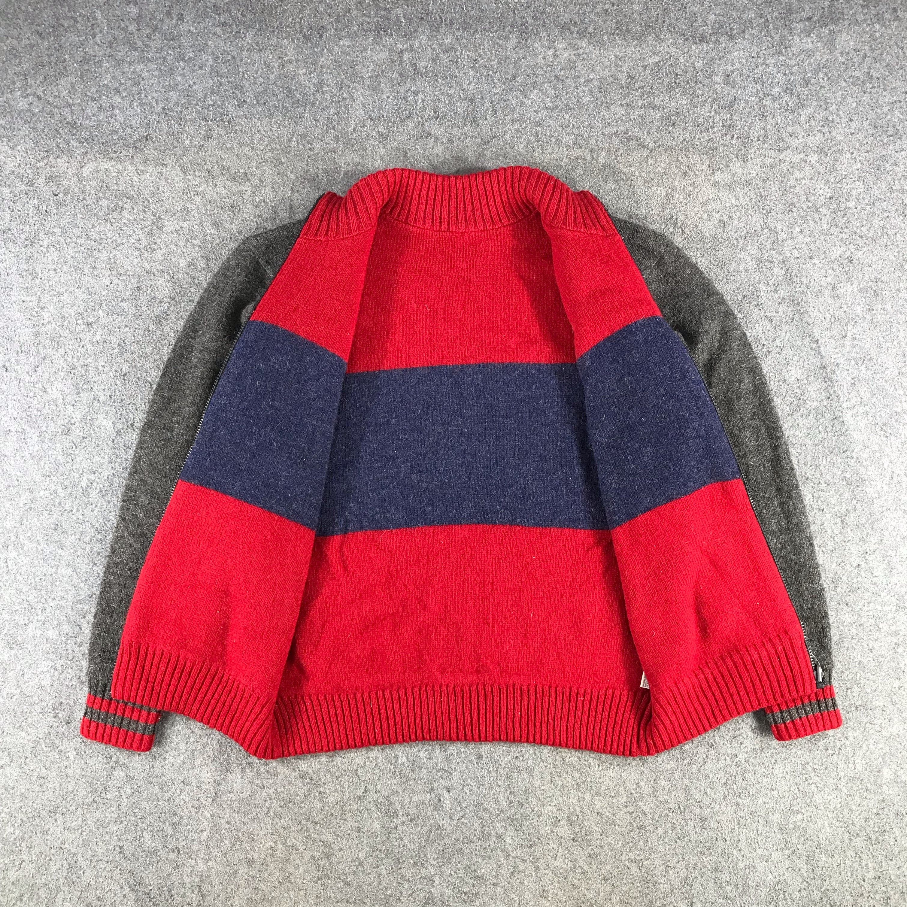 S*様 90s vtg   wool bomber jac Vintage 90s Wool Bomber Jacket Full Zipper JC81