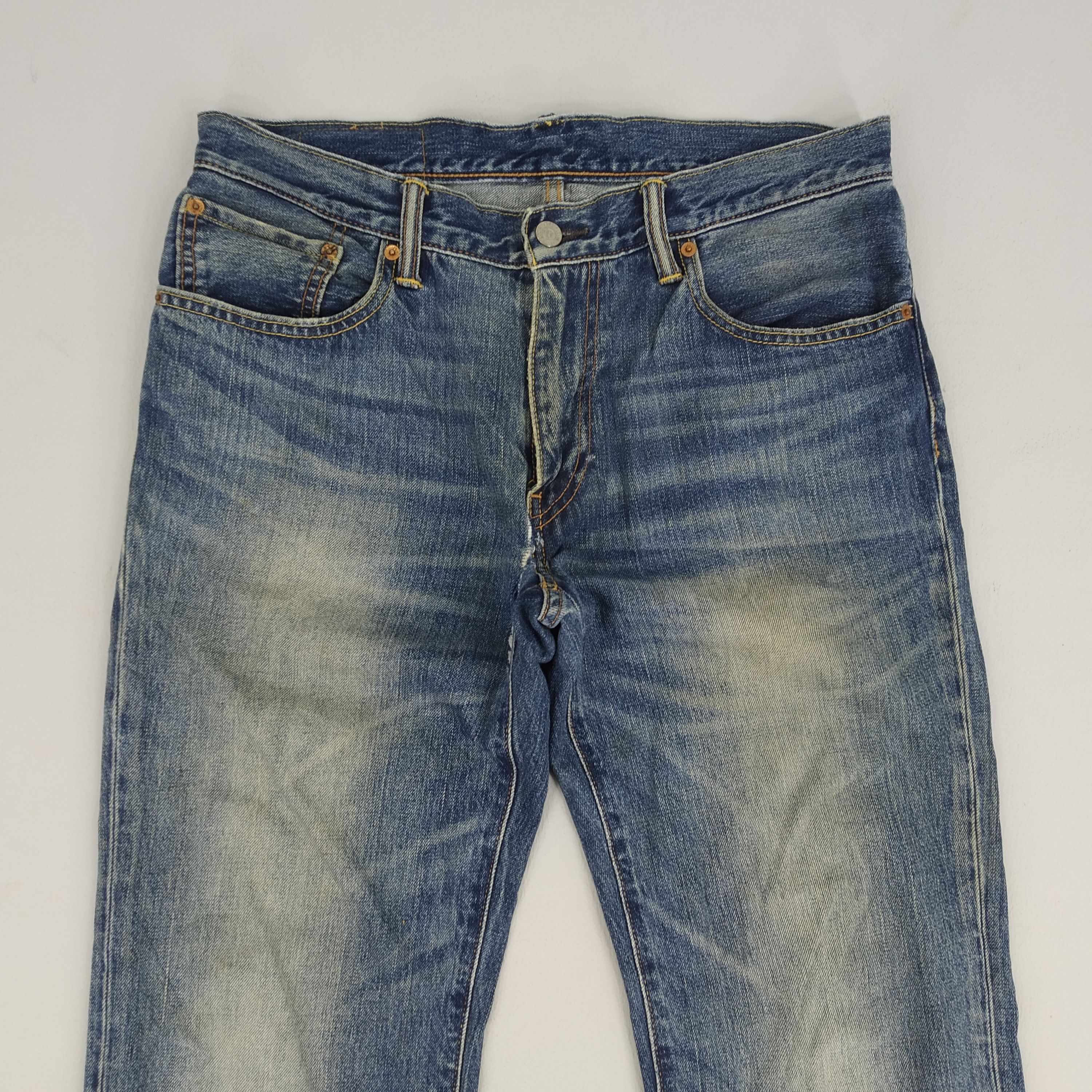 Levi's W34 Levi’s 502 Stone Wash Ripped Denim Jeans Levi’s Jeans Size US 34 / EU 50 - 4 Thumbnail