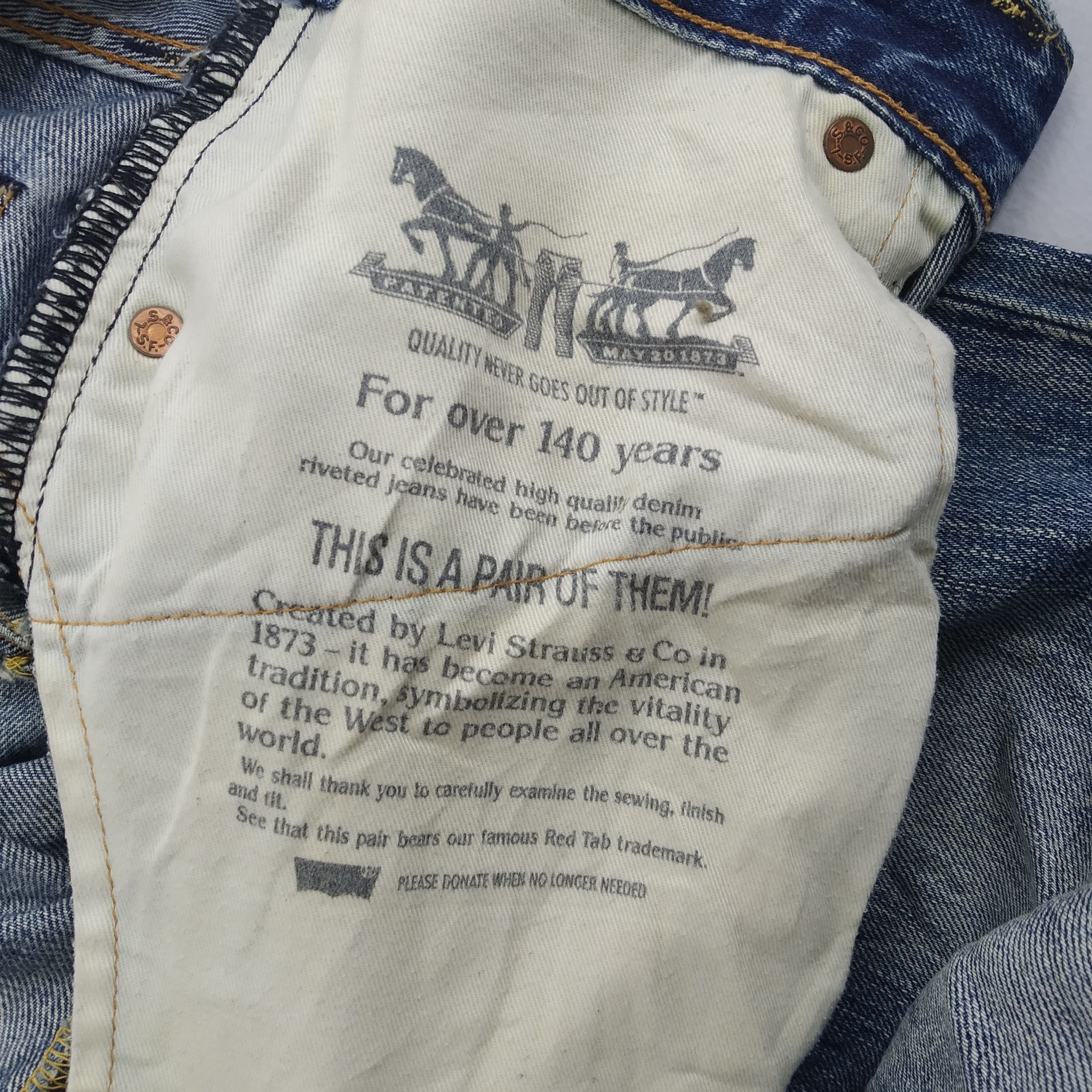 Levi's W34 Levi’s 502 Stone Wash Ripped Denim Jeans Levi’s Jeans Size US 34 / EU 50 - 14 Thumbnail